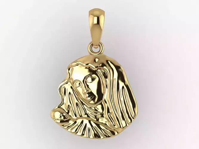  pendant icon Mary the Virgin