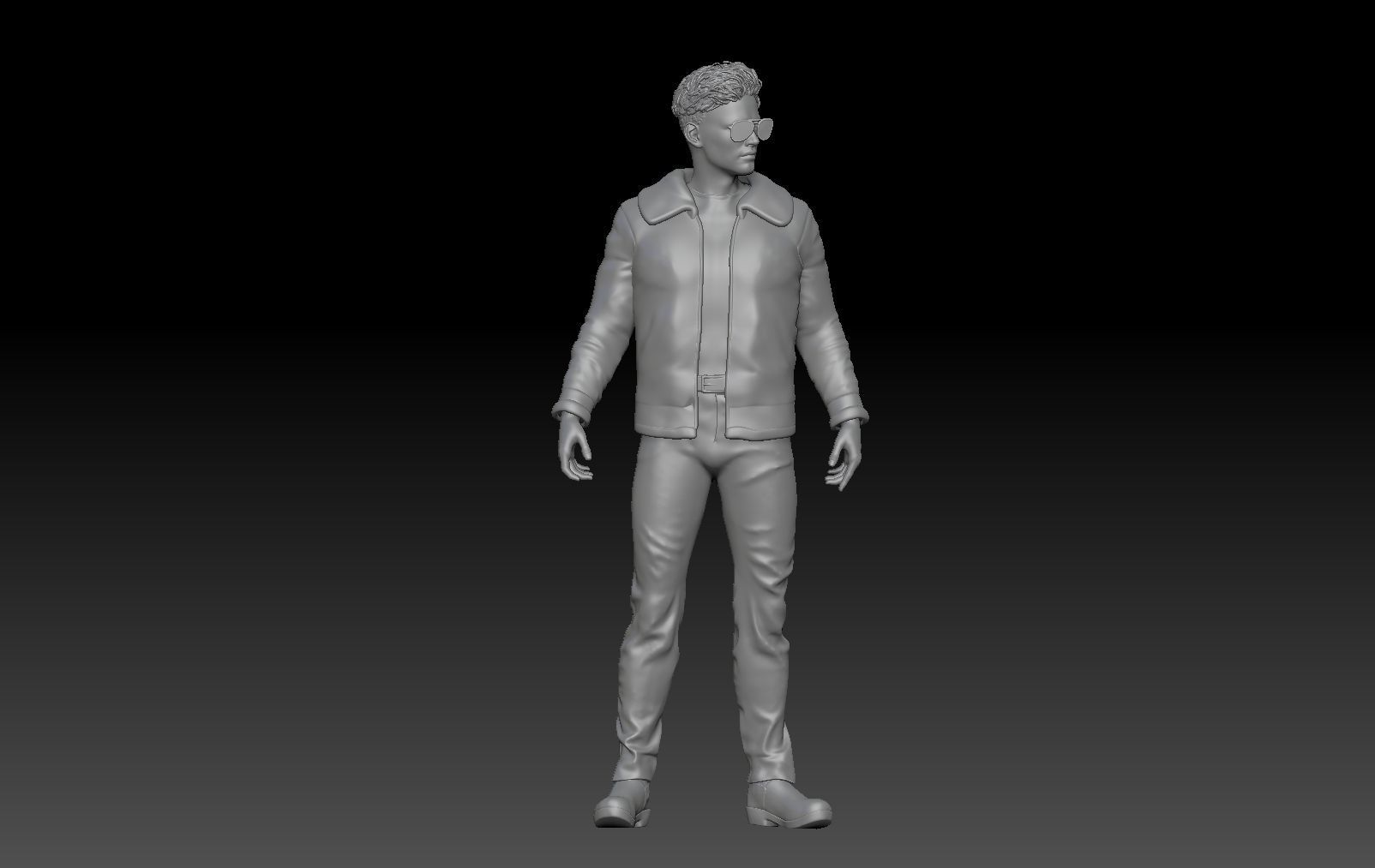 TOP GUN BOY 1 3D print model_1
