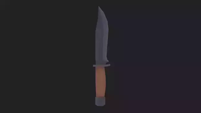 Painterly Hunting Knife