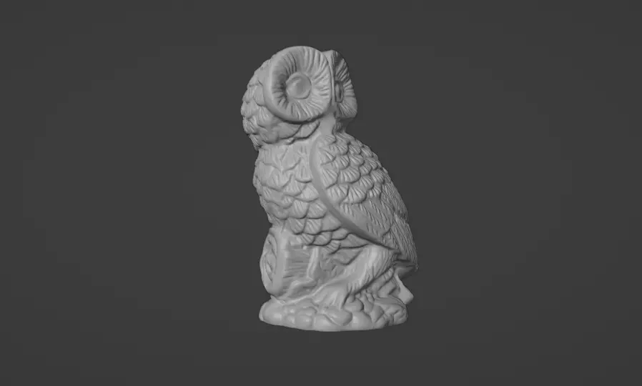 Beautiful owl 3D print model