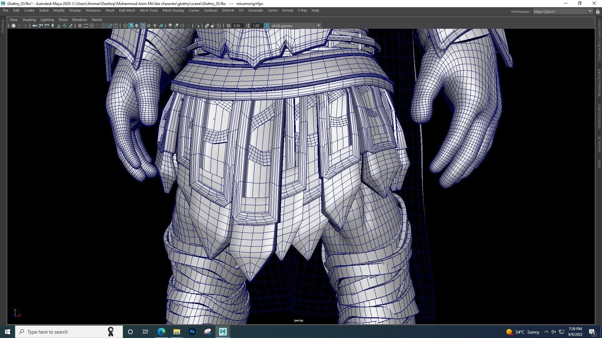 Barbarian Ocr 3D model_3