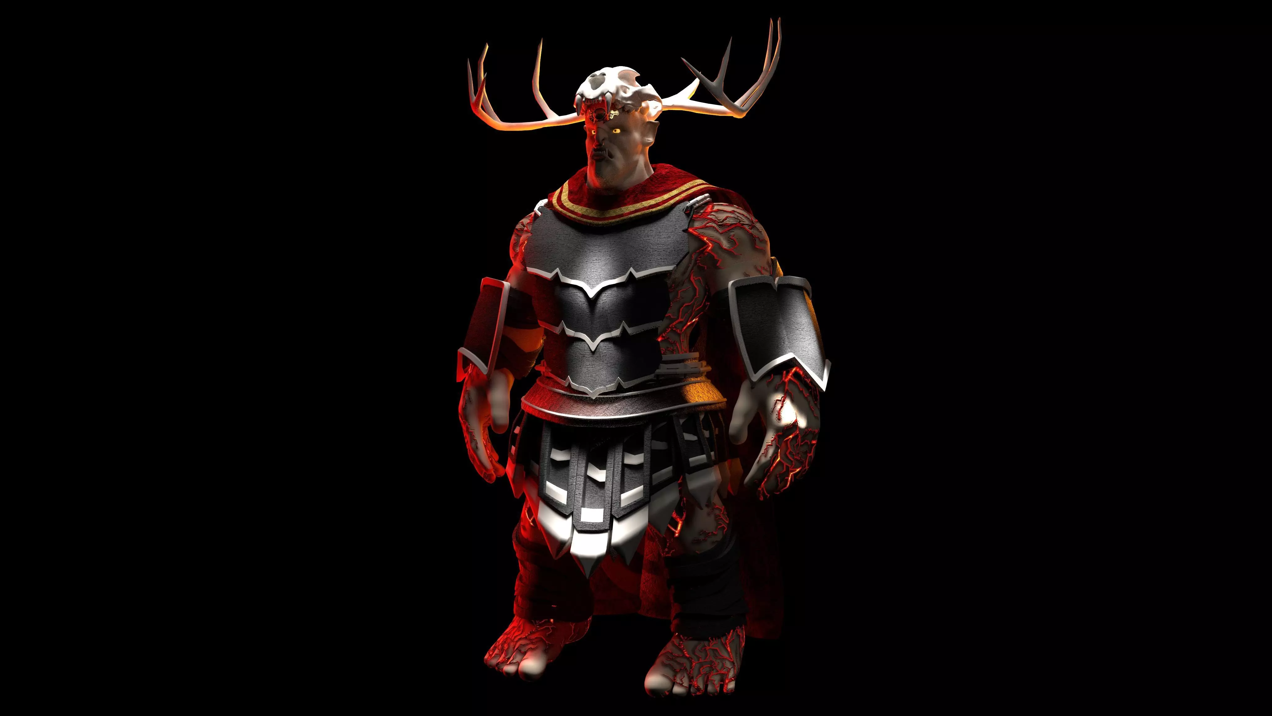 Barbarian Ocr 3D model_0