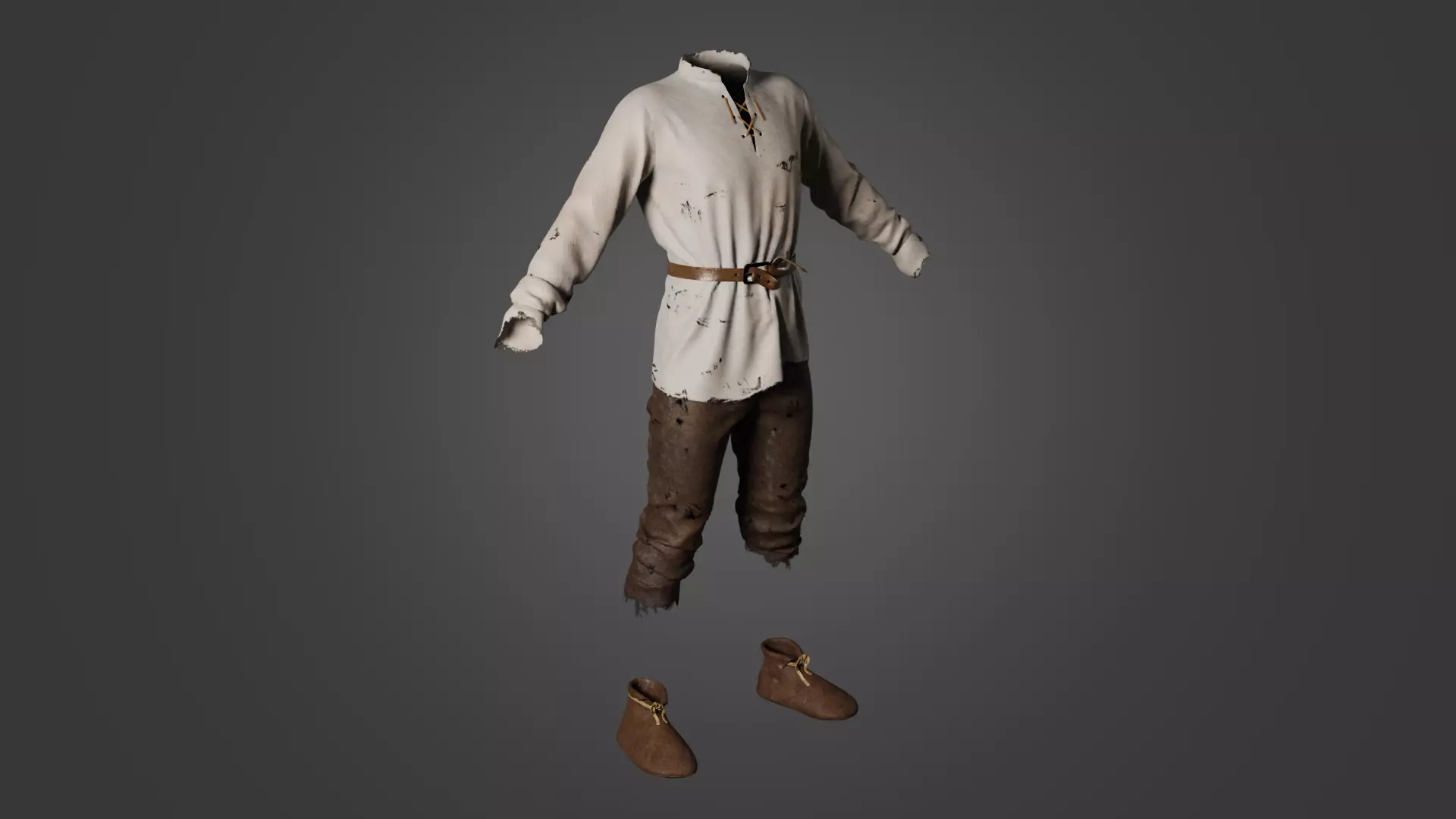 Medieval Clothes Free 3D model