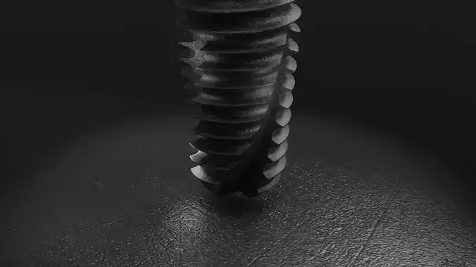 Dental implant 3D model