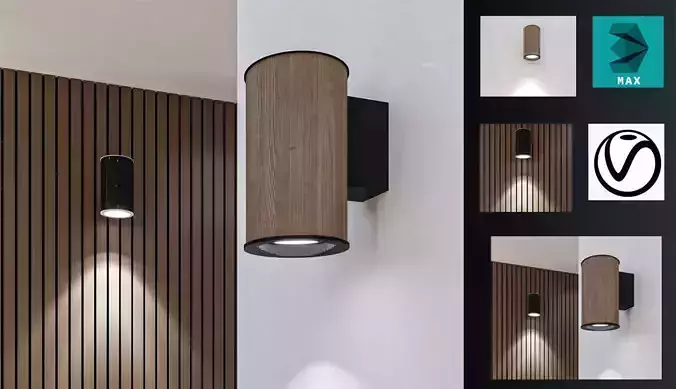 wall lamp 3D model