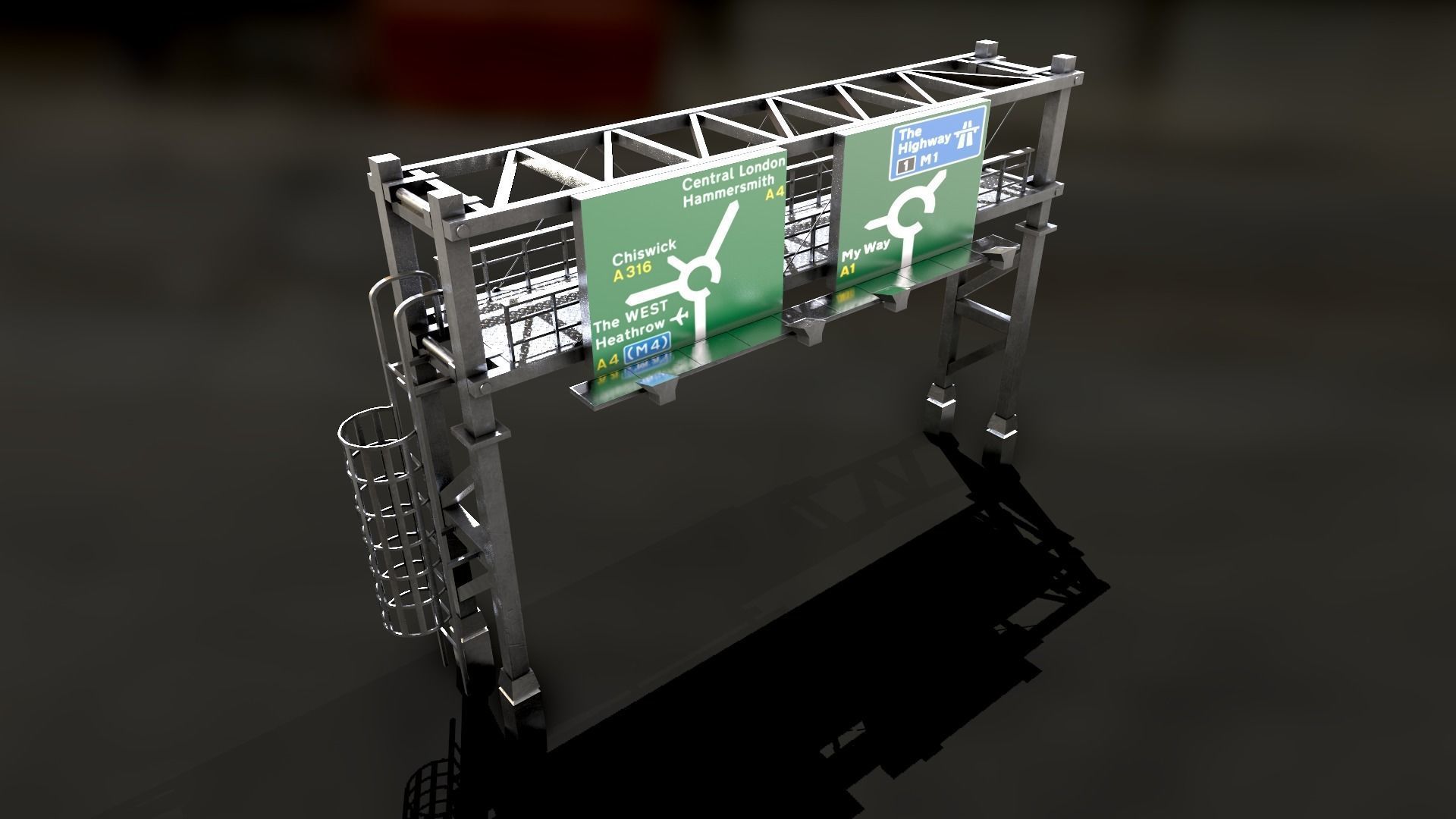 Ramp Indicator 3D model_1