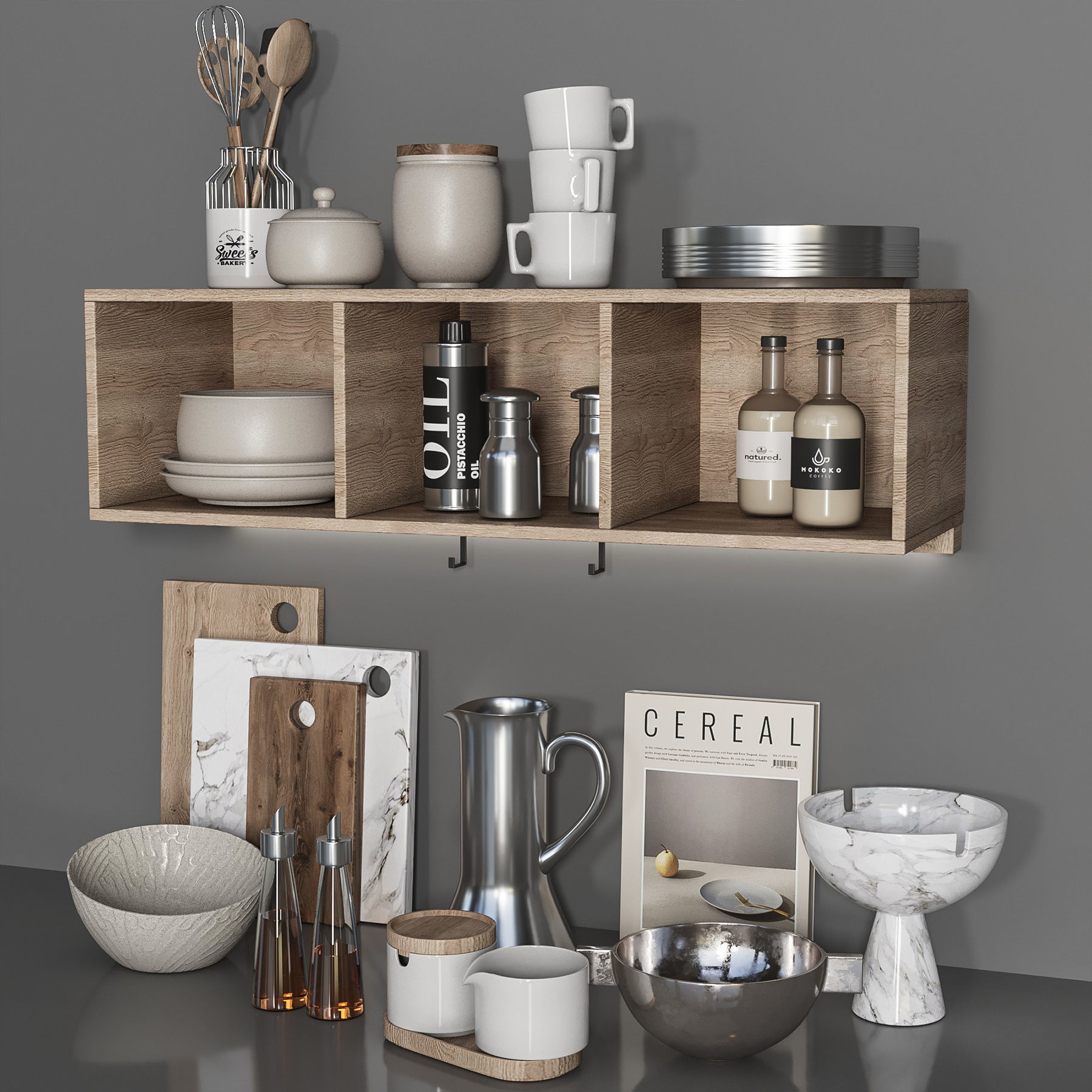 kitchen accessories040 3D model_2