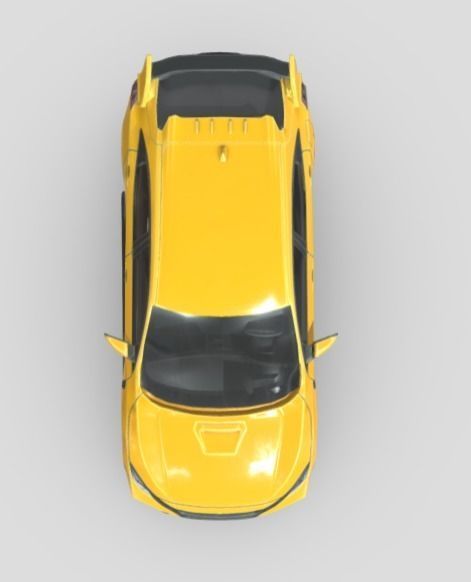 Honda Civic Type-R  Low-poly 3D model_25