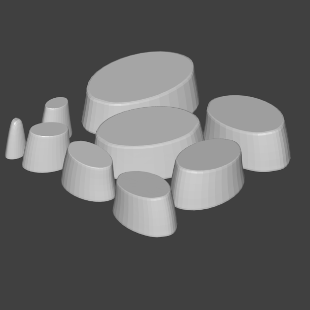 Edaphosaurus Novomexicanus Tail STL 3D print model_9