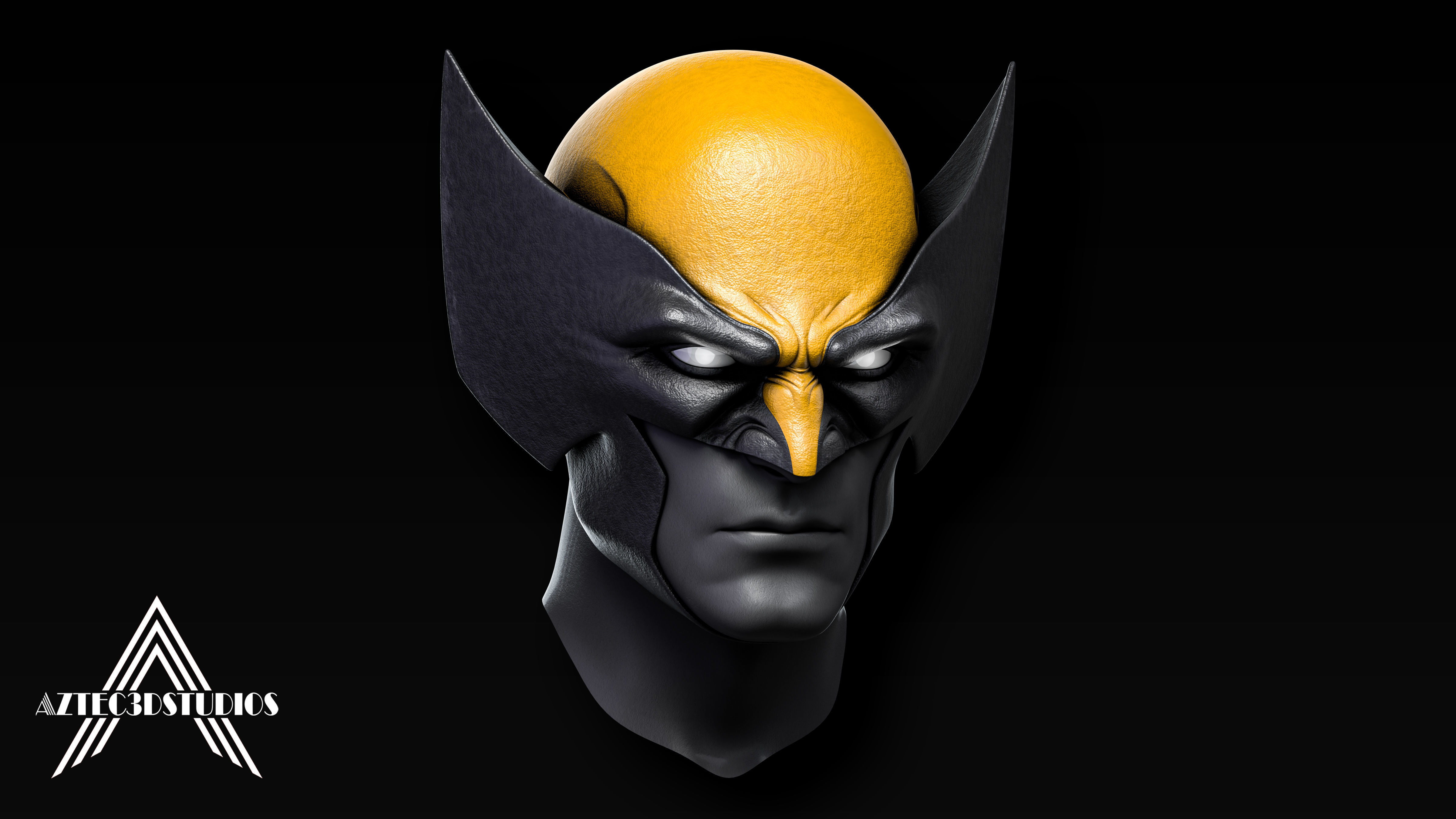 Logan Wolverine Cowl for 3D Printing  3D print model_2