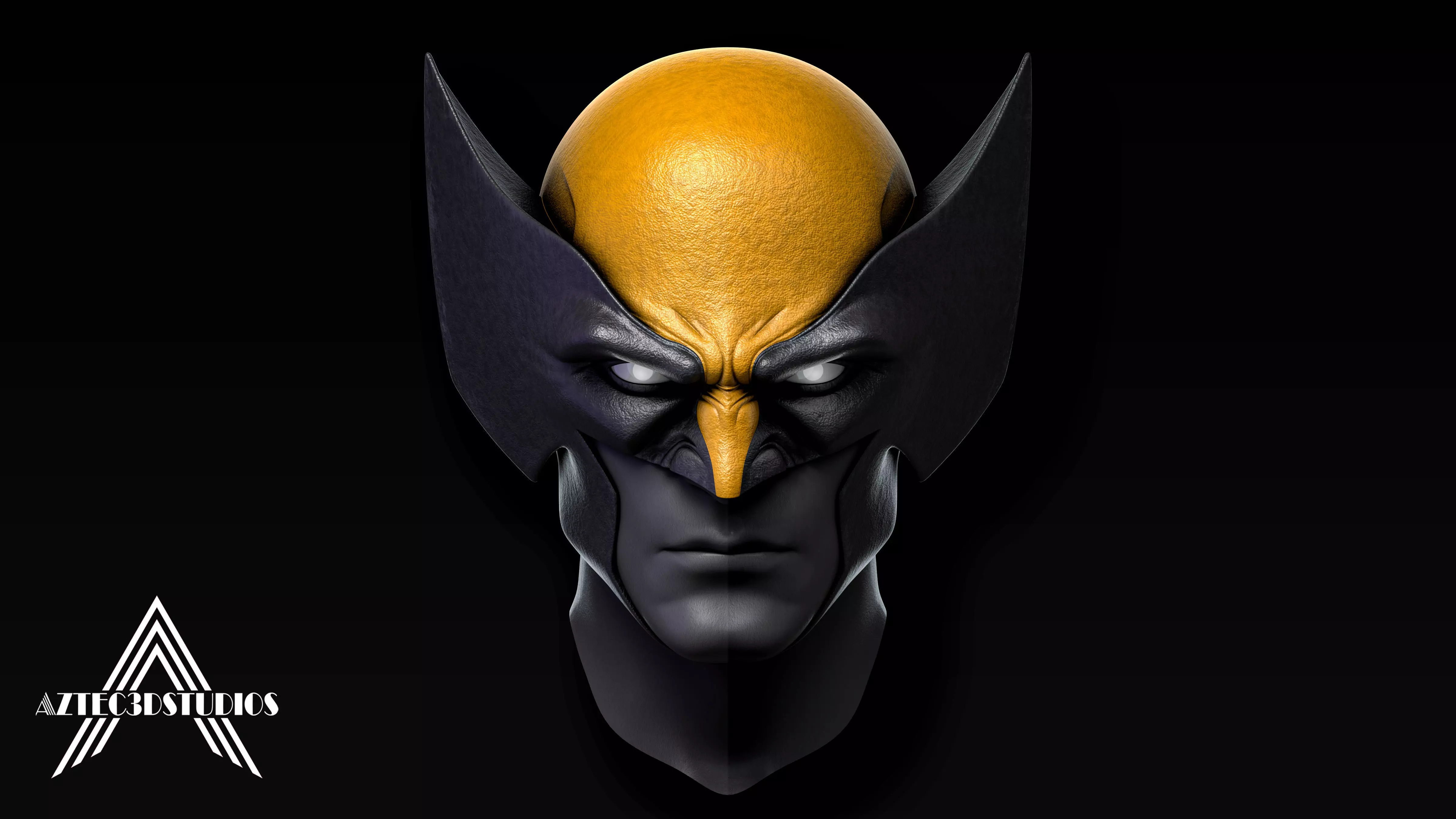 Logan Wolverine Cowl for 3D Printing  3D print model_0