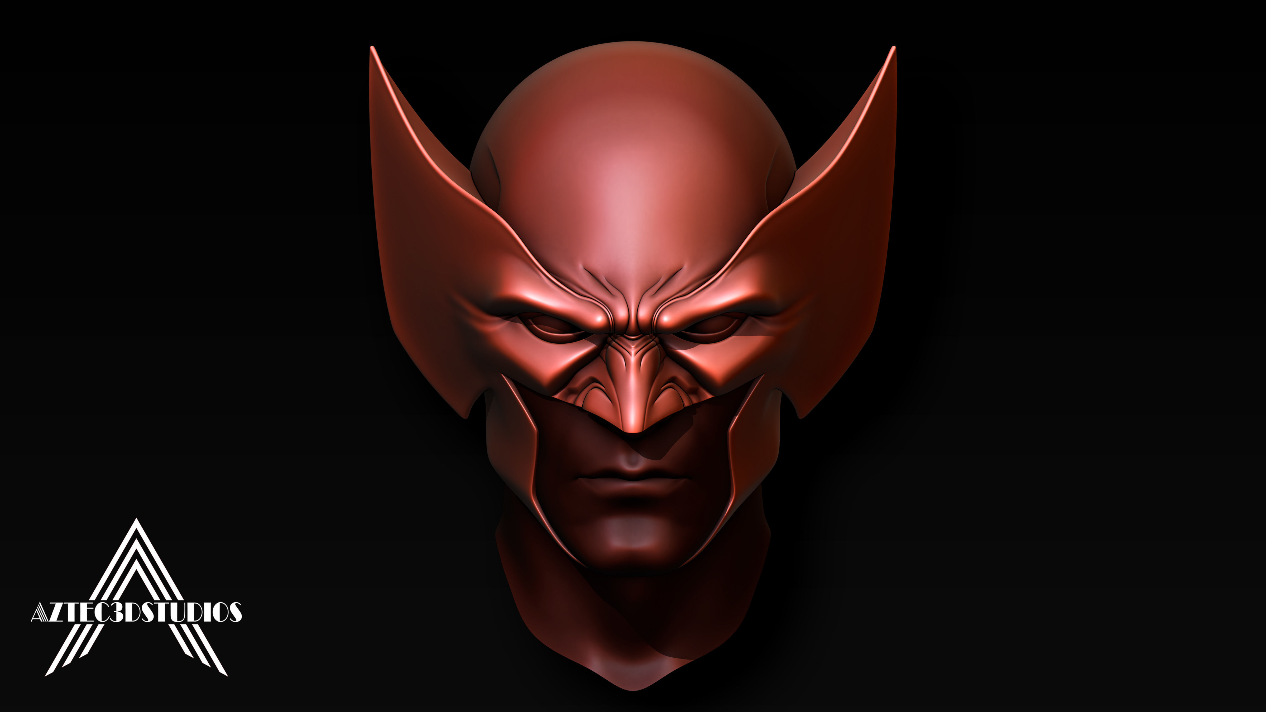 Logan Wolverine Cowl for 3D Printing  3D print model_1