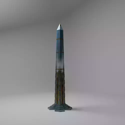 Oblisco Tower 3D model 3D model