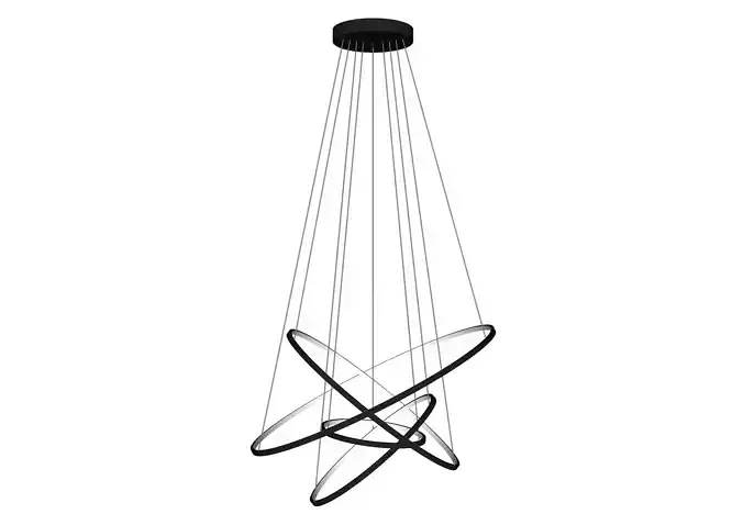 Chandelier circular pendant light