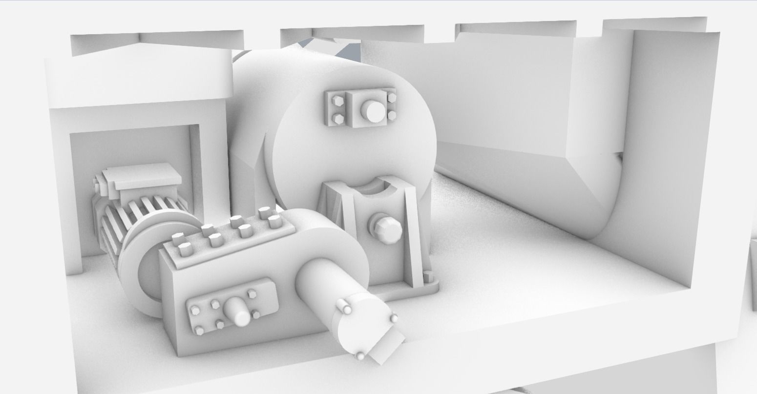 Phalanx CIWS 3D Model Low-poly 3D model_7