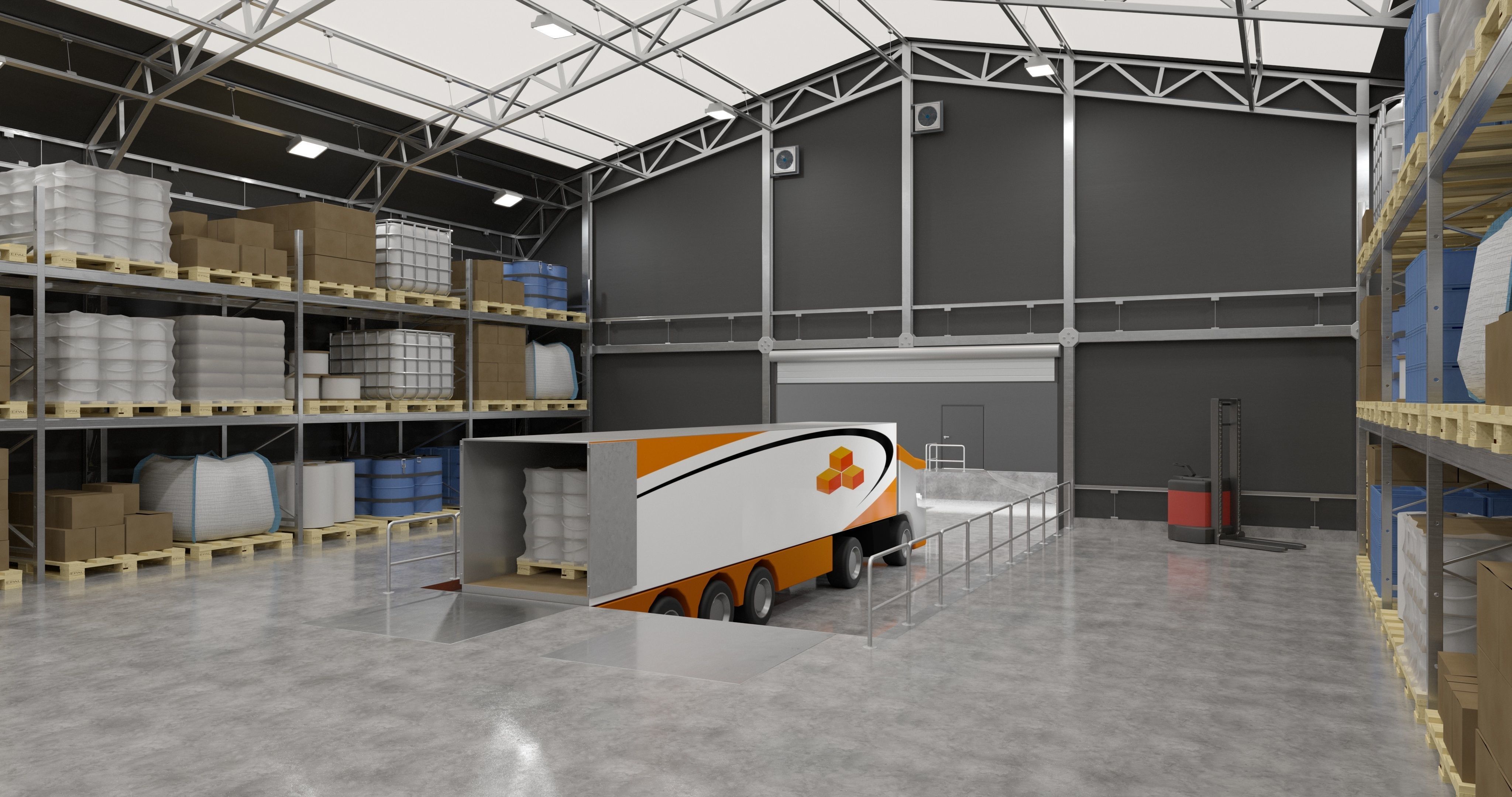Warehouses Pack 3D model_19