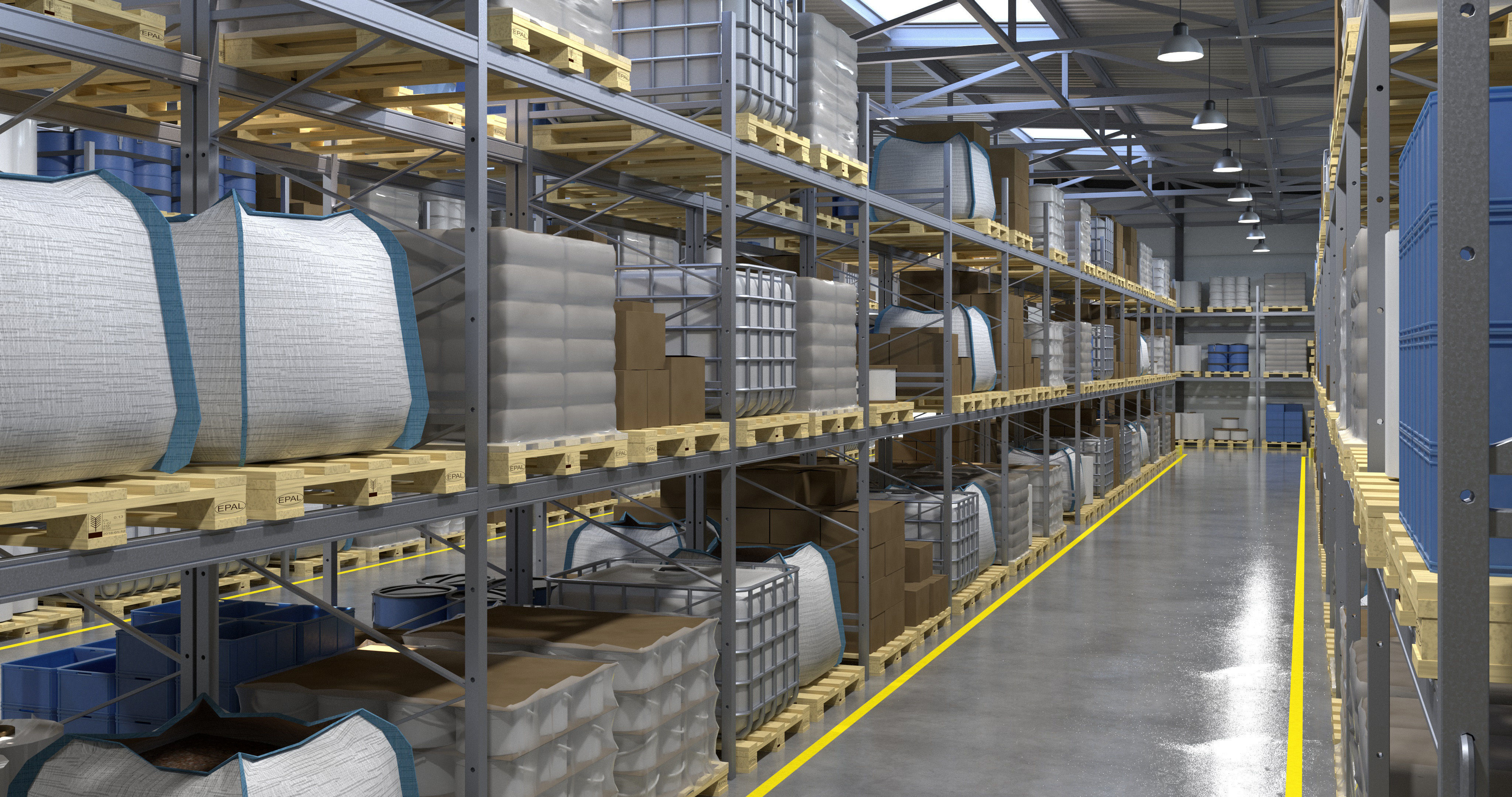 Warehouses Pack 3D model_4