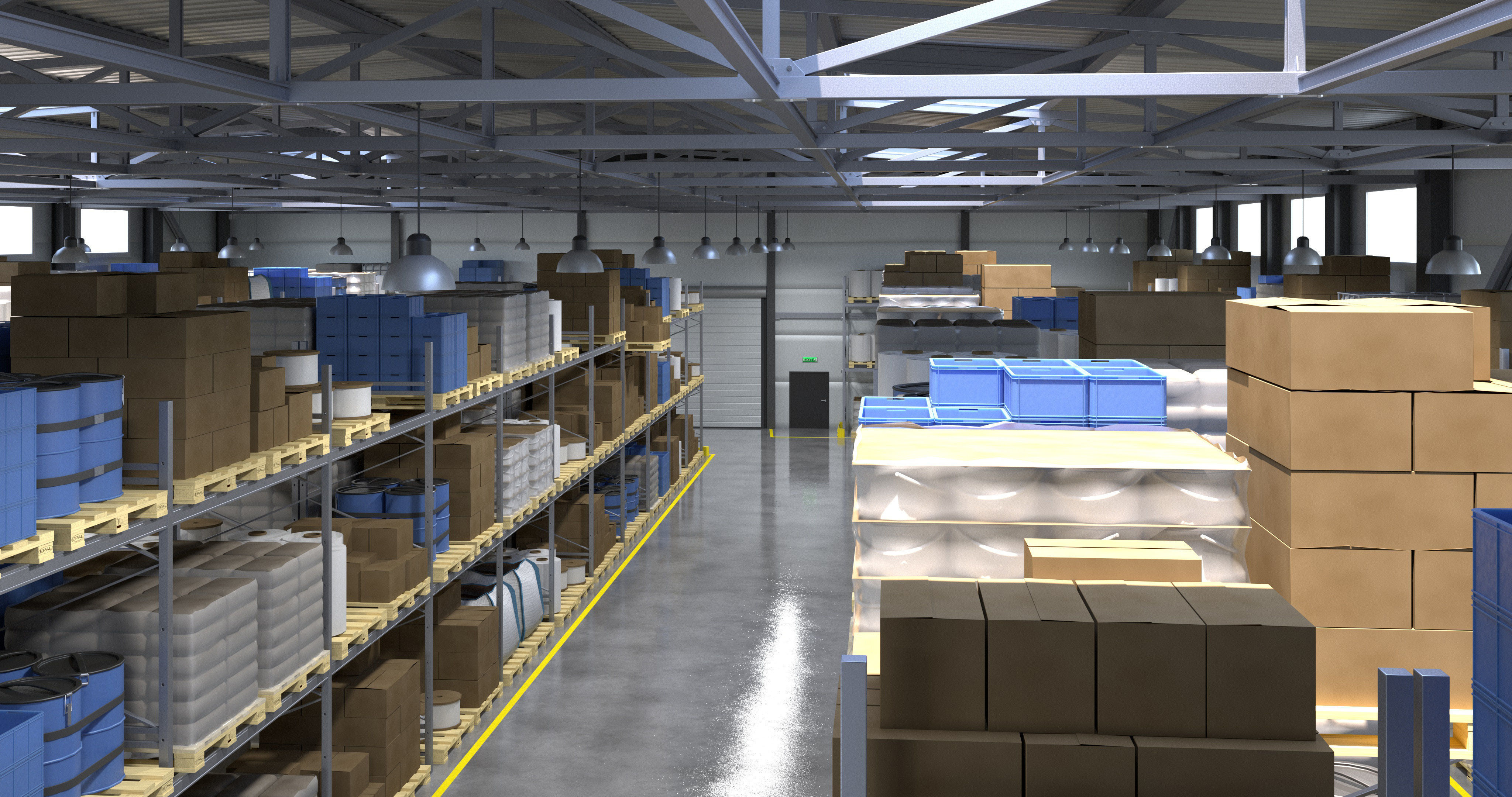 Warehouses Pack 3D model_7