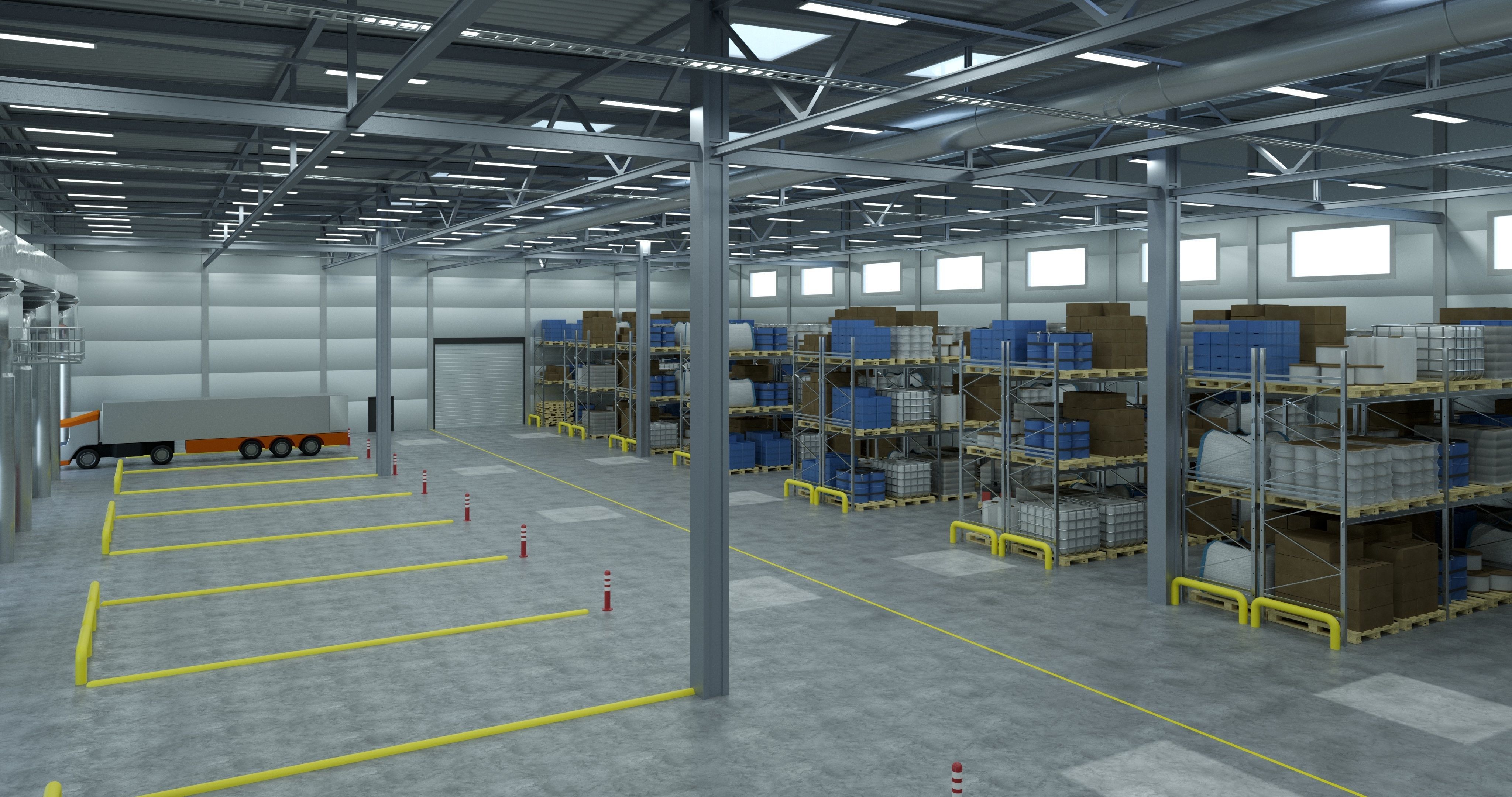 Warehouses Pack 3D model_32