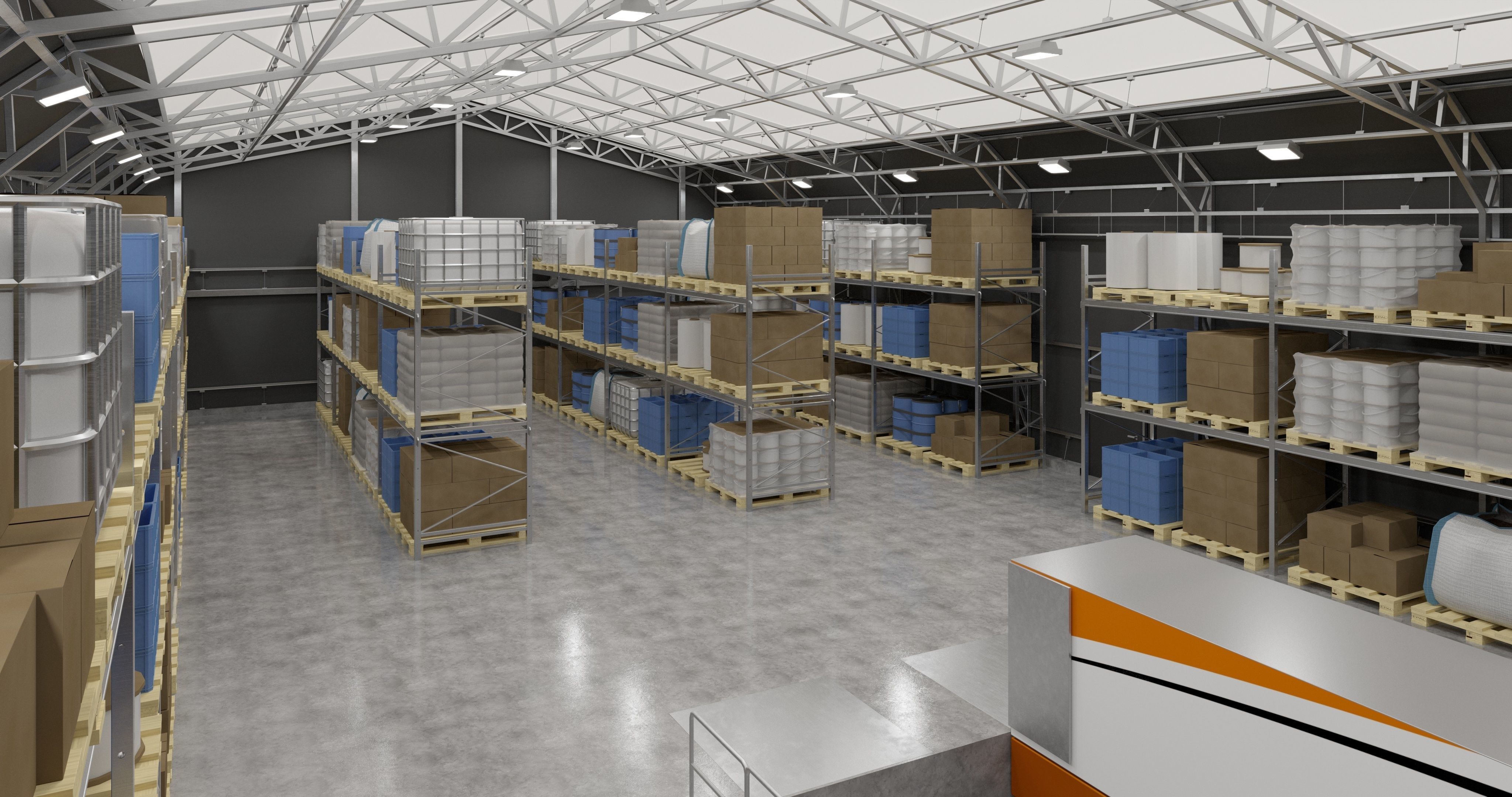 Warehouses Pack 3D model_21
