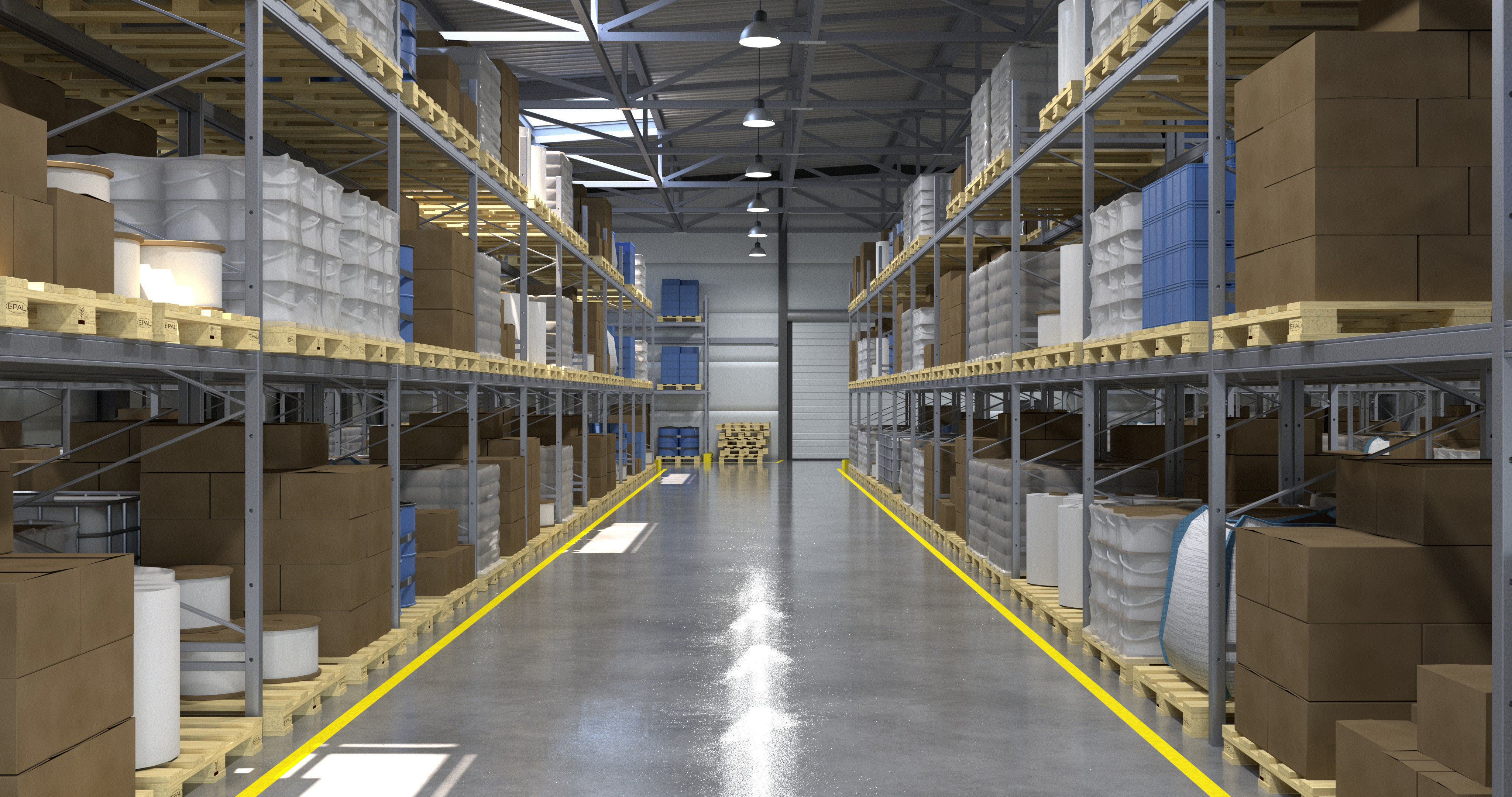 Warehouses Pack 3D model_2