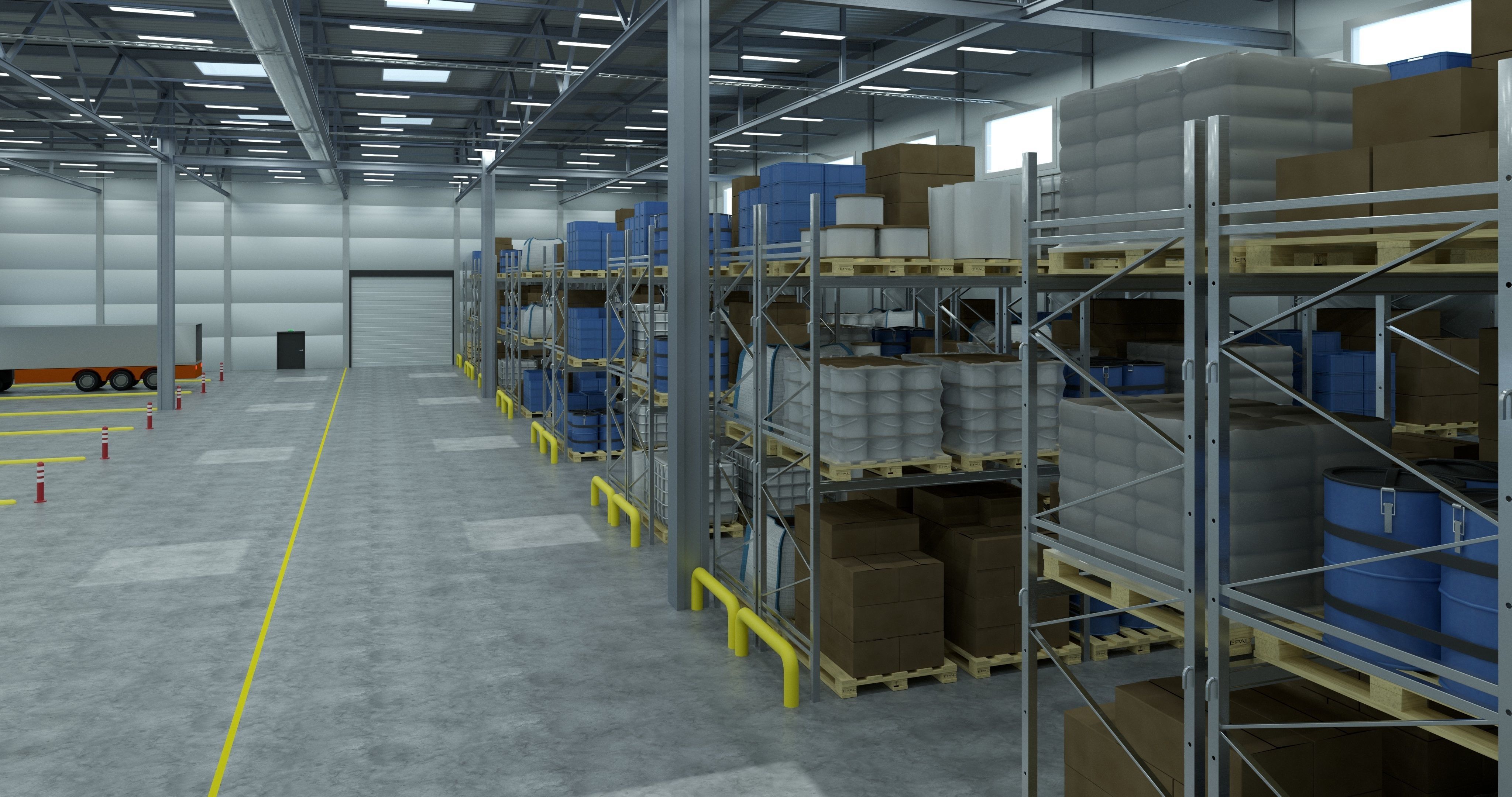 Warehouses Pack 3D model_31