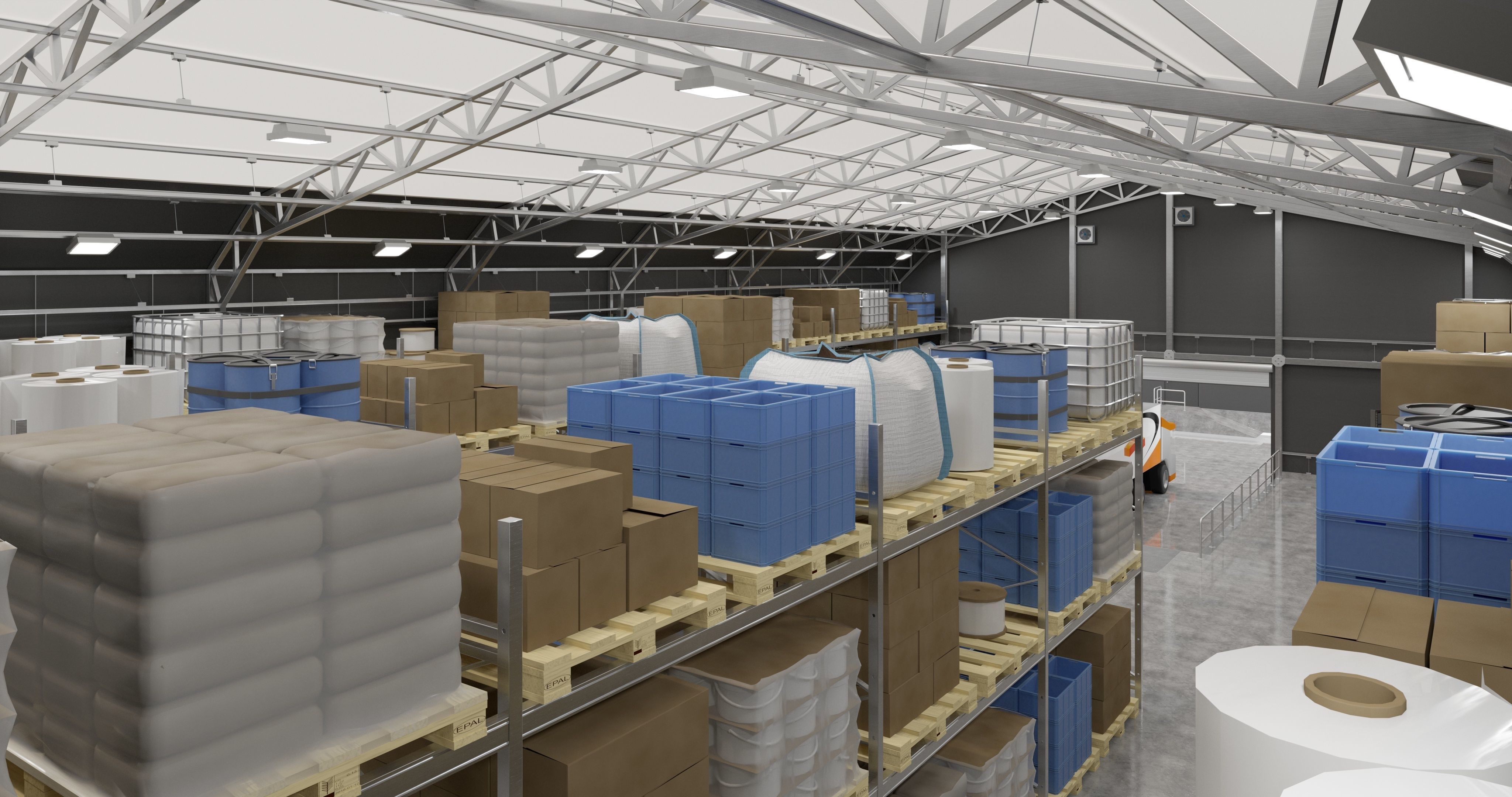 Warehouses Pack 3D model_23