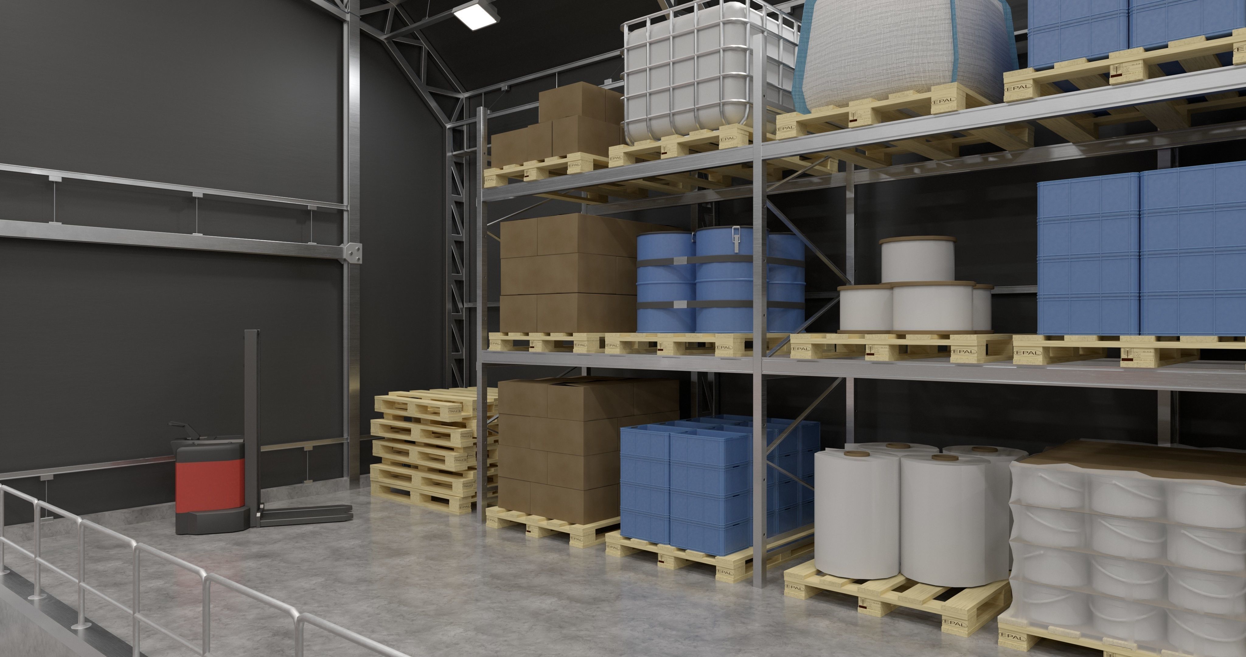 Warehouses Pack 3D model_24