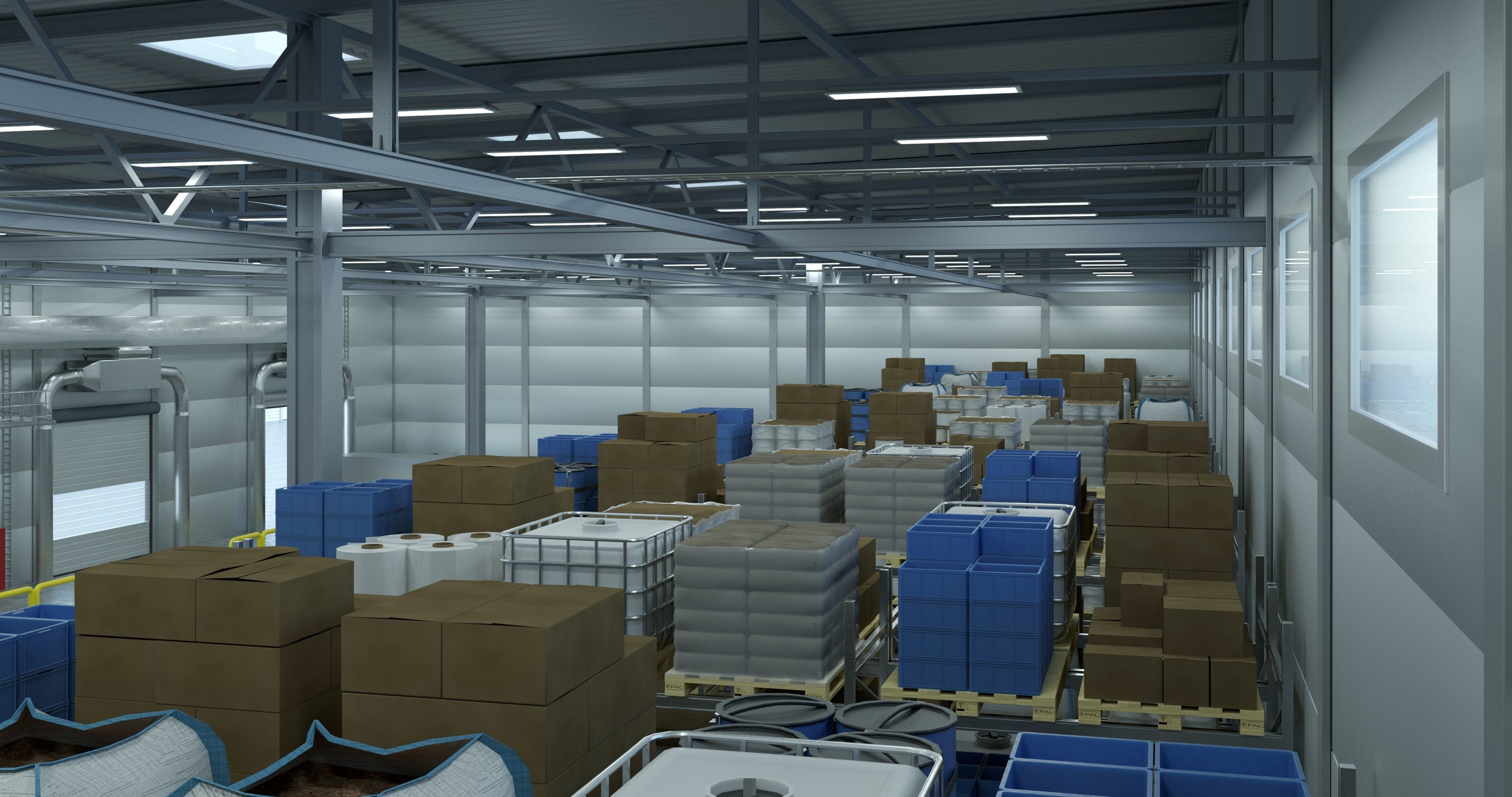 Warehouses Pack 3D model_34