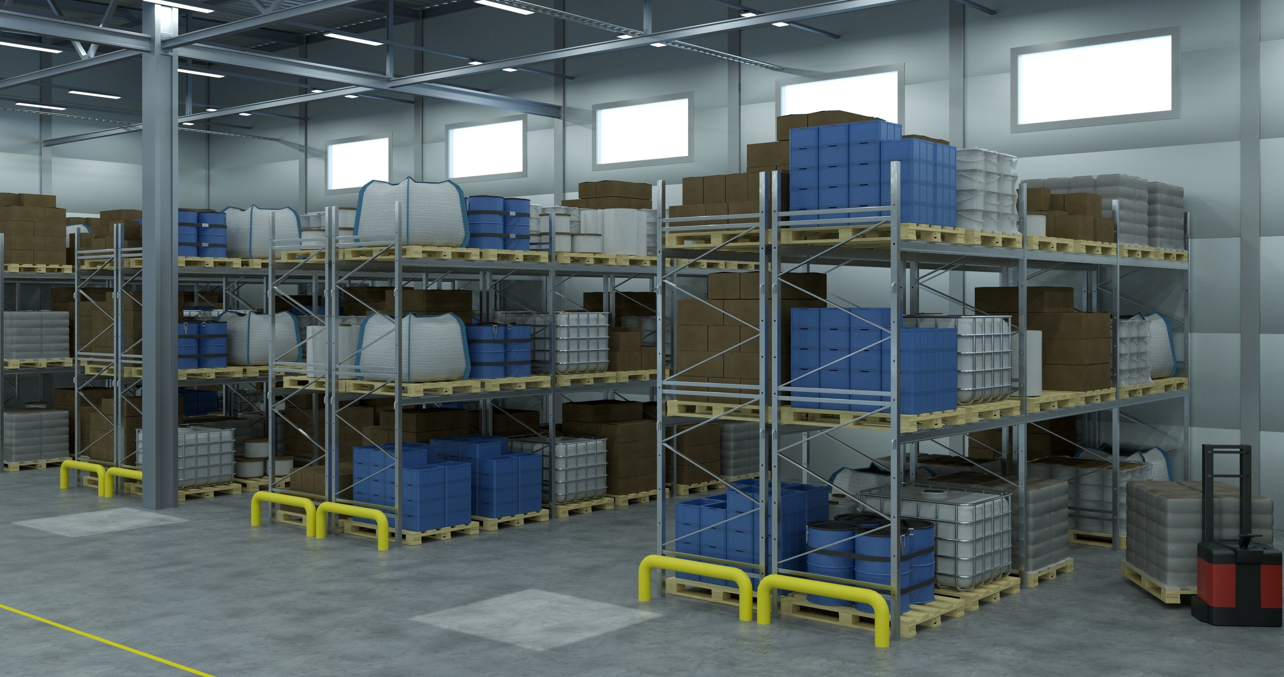 Warehouses Pack 3D model_33