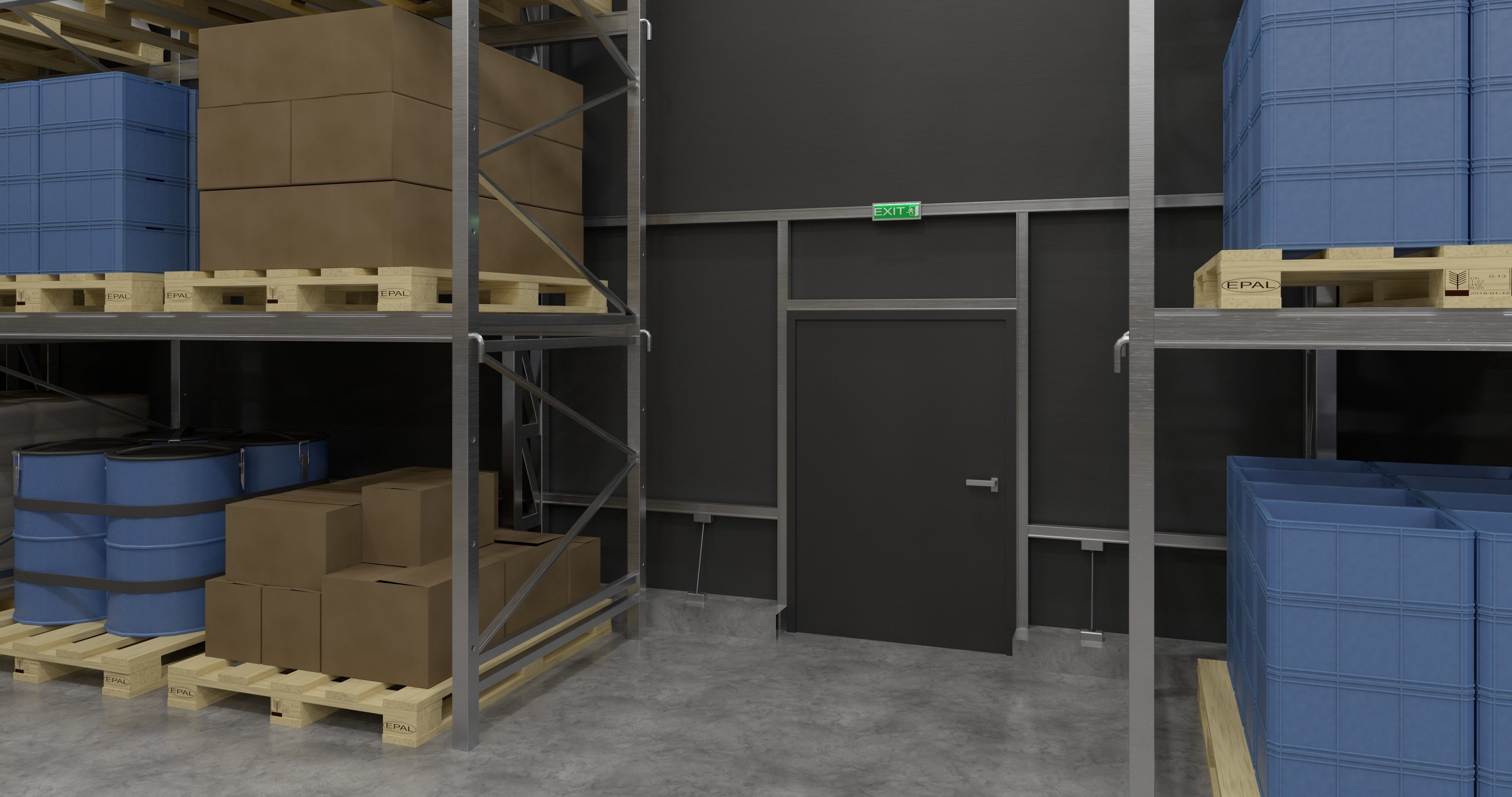 Warehouses Pack 3D model_26