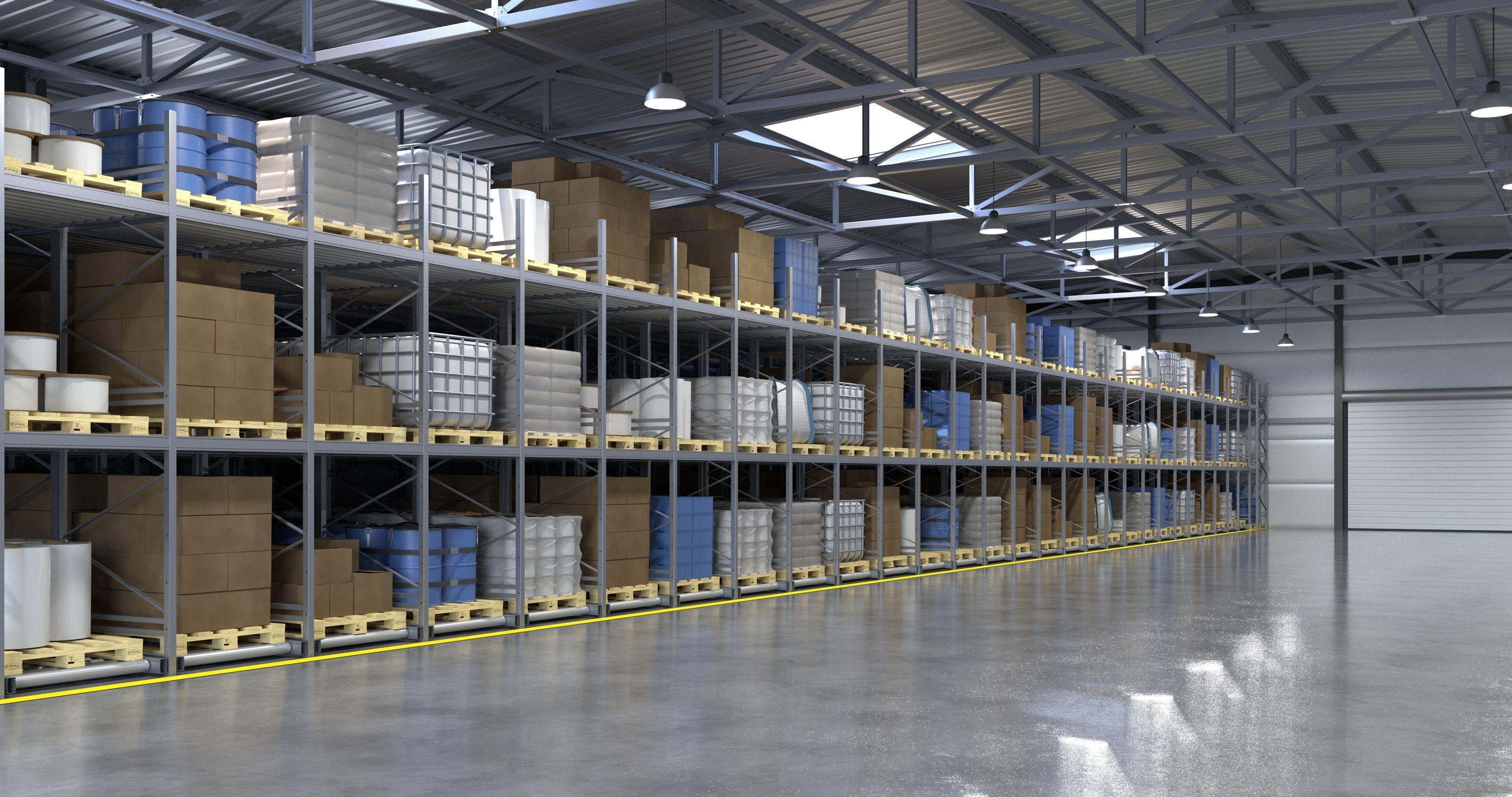Warehouses Pack 3D model_12