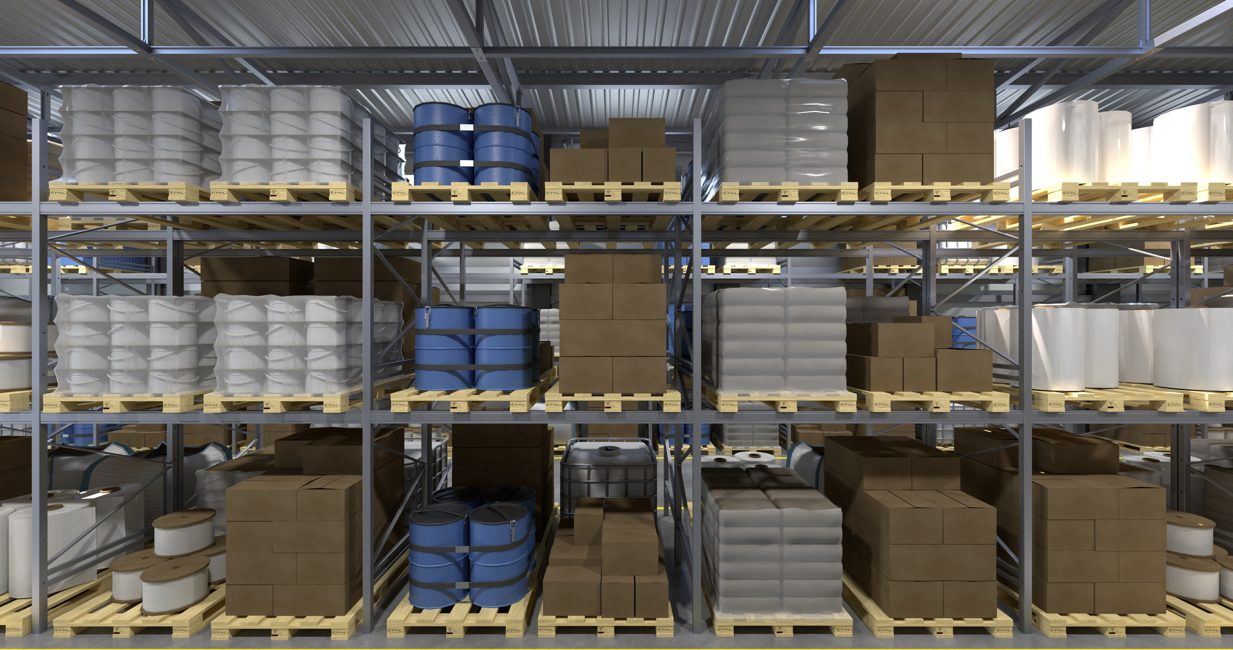Warehouses Pack 3D model_6