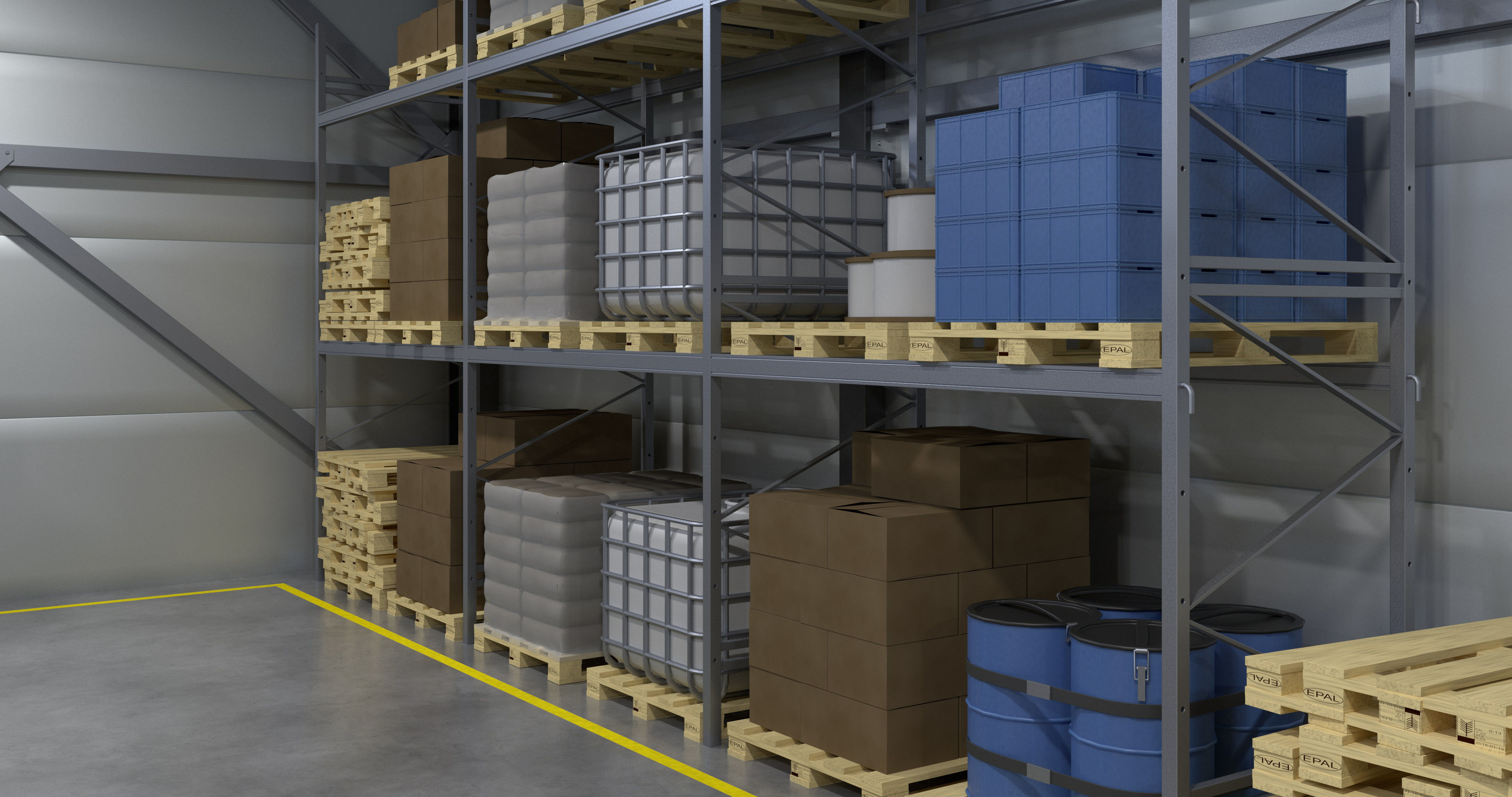 Warehouses Pack 3D model_5