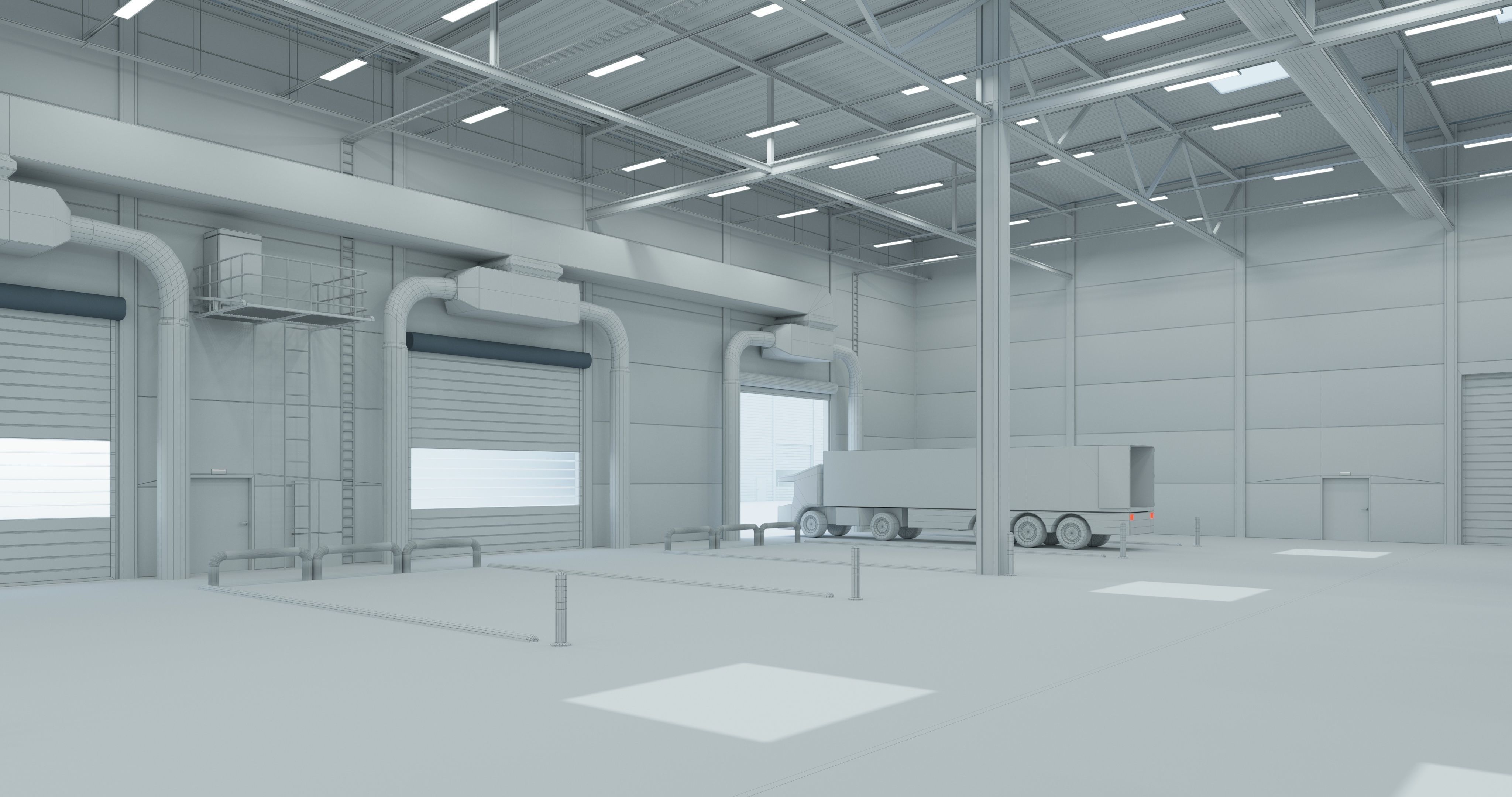 Warehouses Pack 3D model_29