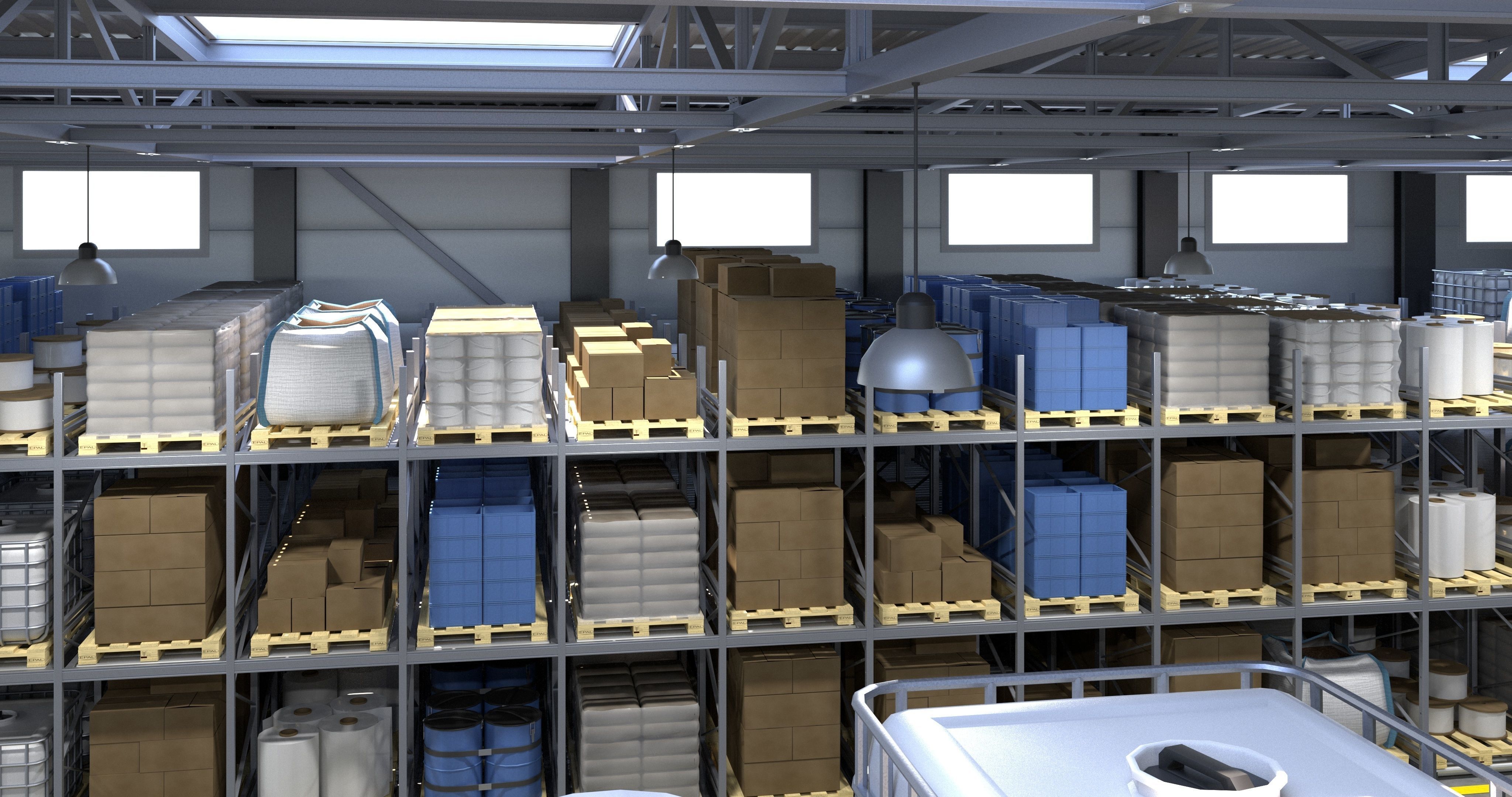 Warehouses Pack 3D model_17