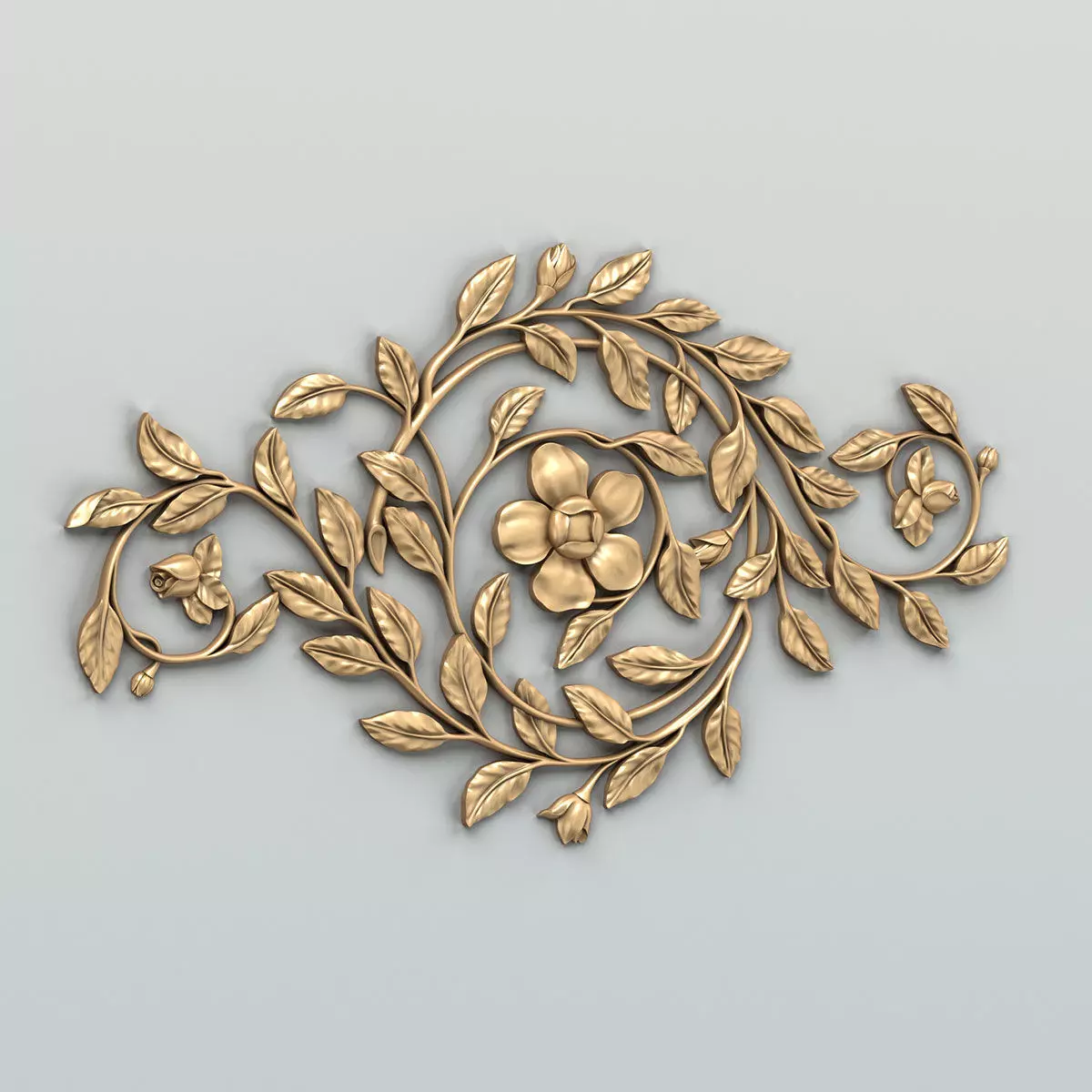 Carved decor central 039 3D model_0