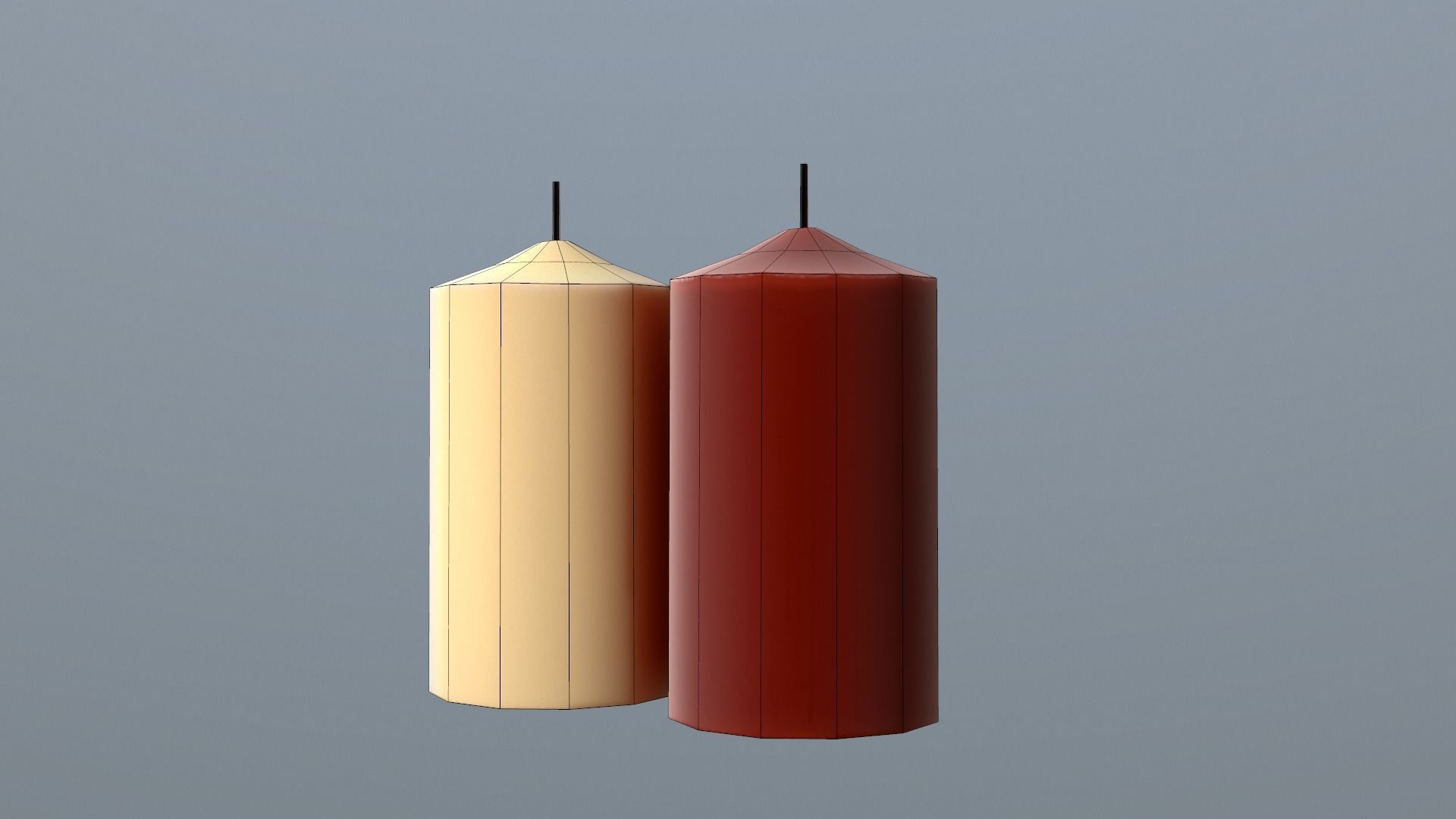 Christmas Living Room Low-poly 3D model_92