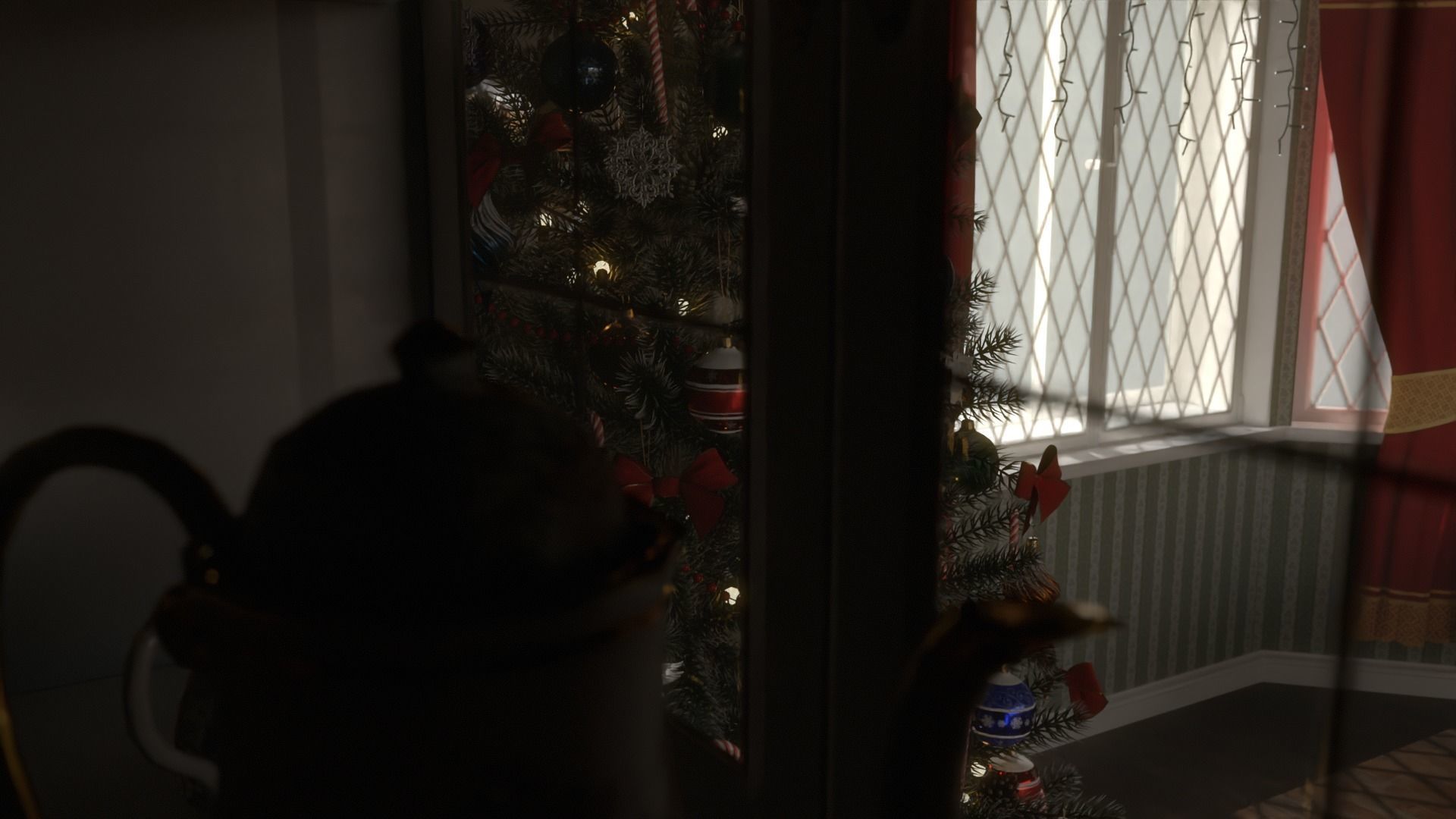 Christmas Living Room Low-poly 3D model_22