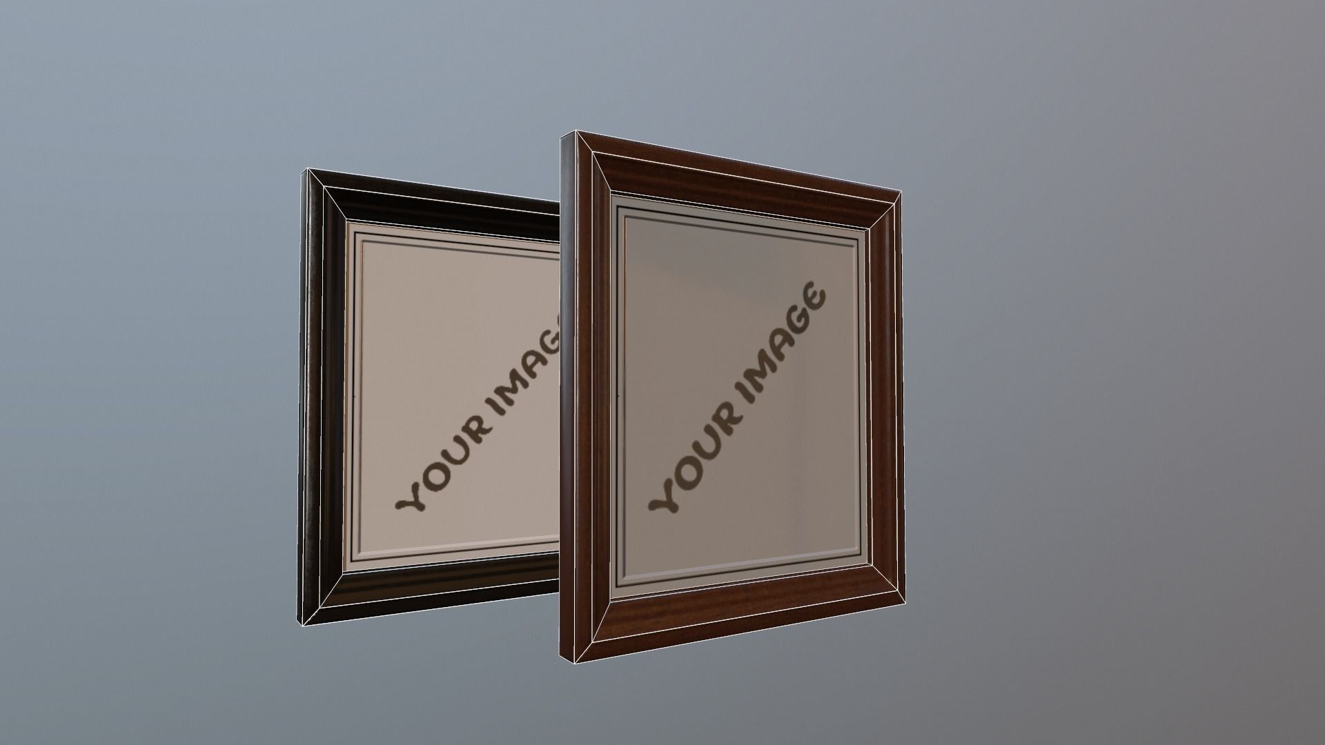 Christmas Living Room Low-poly 3D model_100