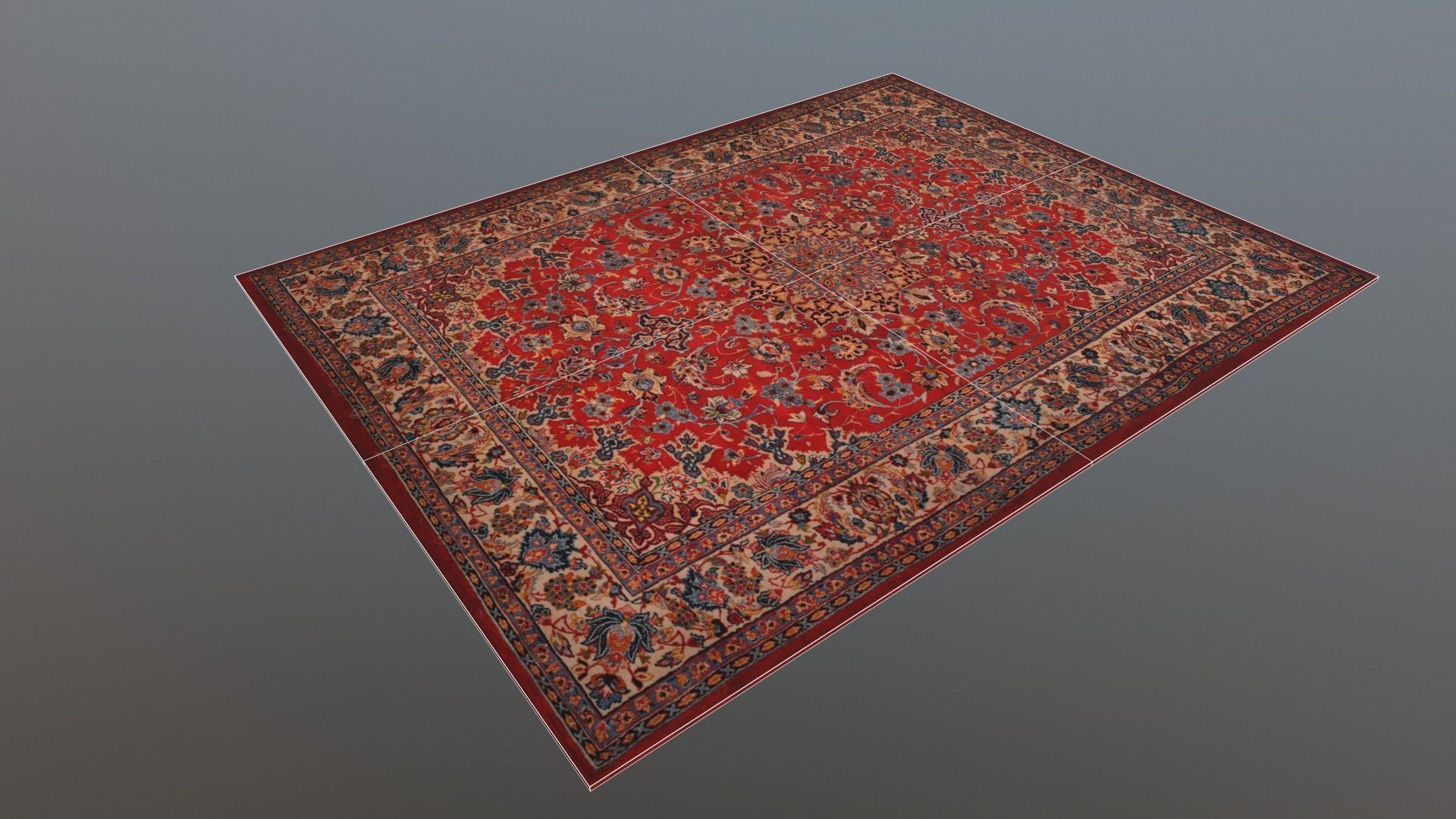 Christmas Living Room Low-poly 3D model_119