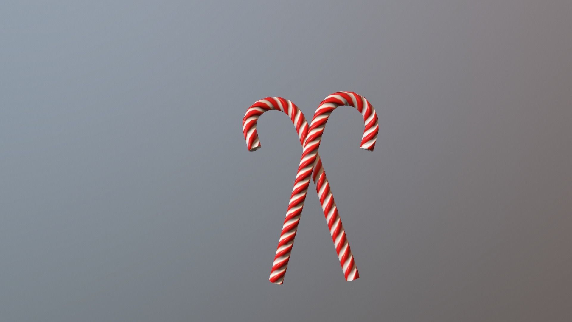 Christmas Living Room Low-poly 3D model_97