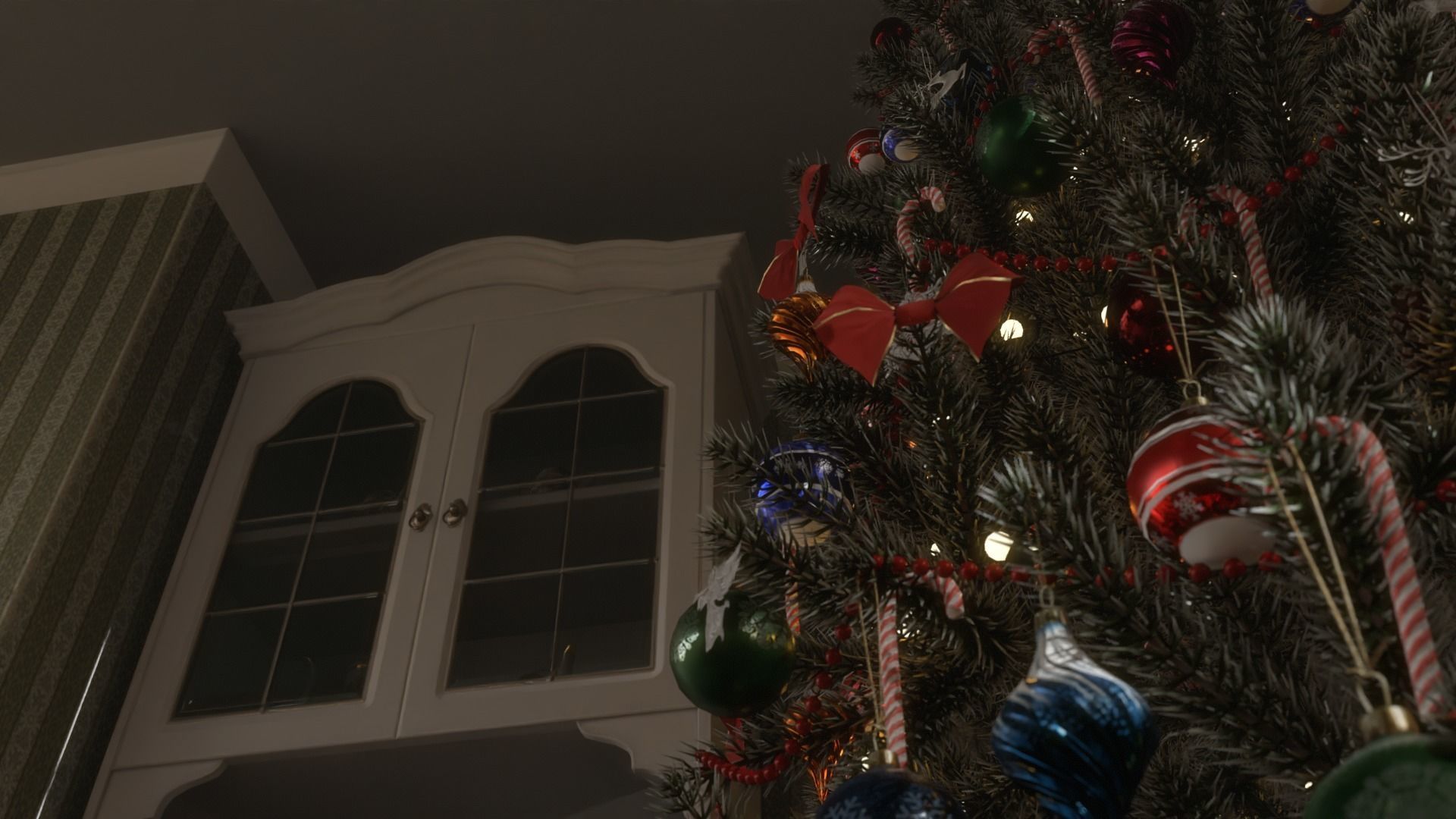 Christmas Living Room Low-poly 3D model_21