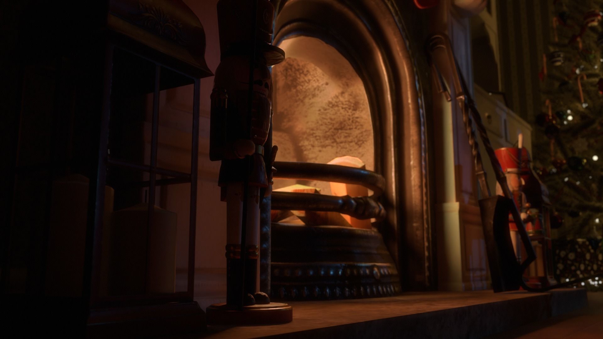 Christmas Living Room Low-poly 3D model_58