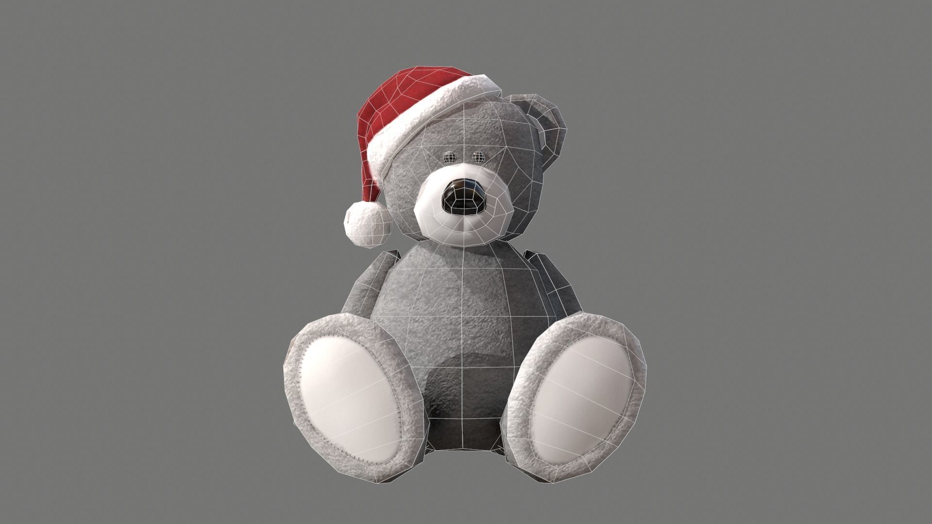 Christmas Living Room Low-poly 3D model_86