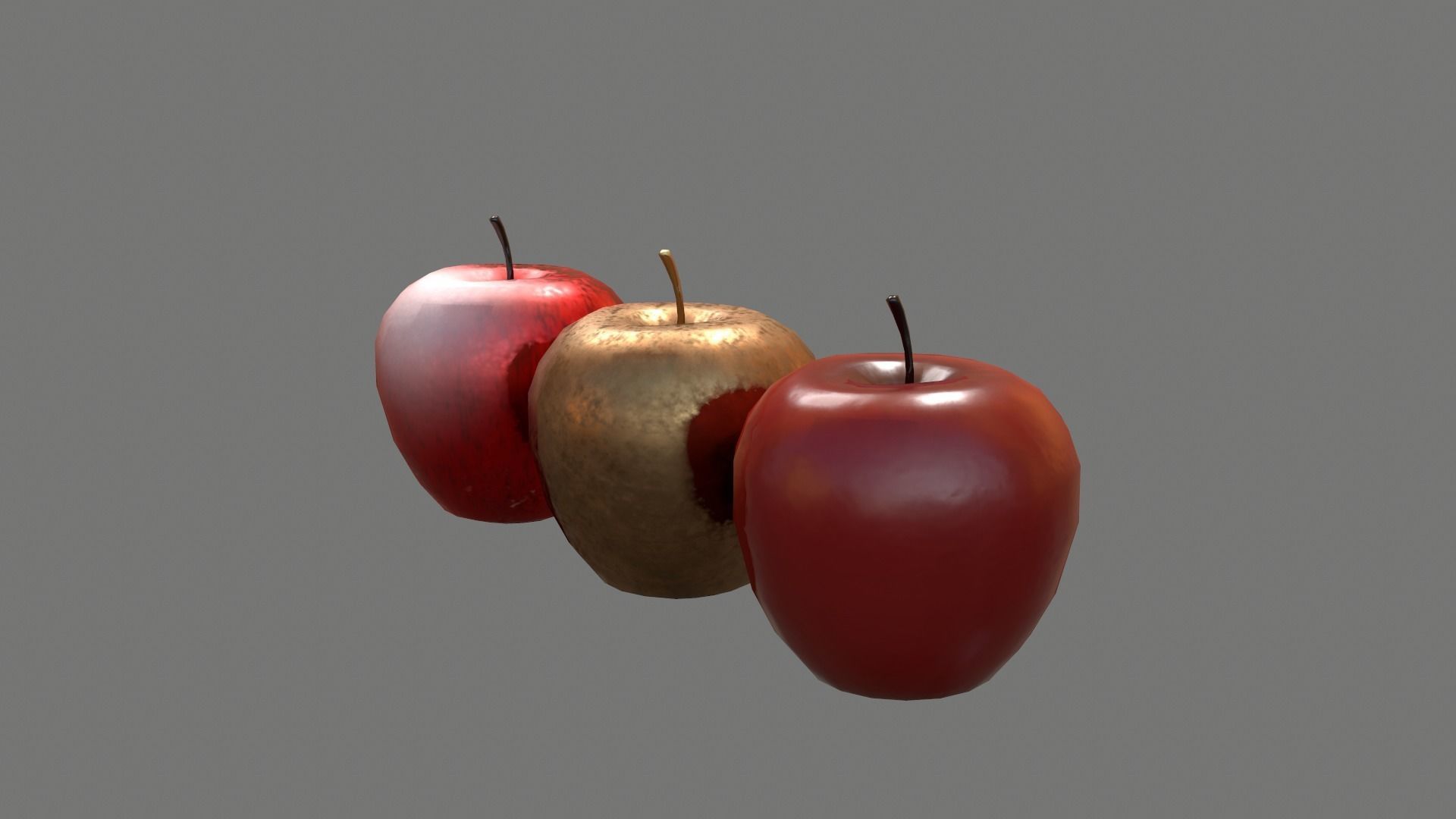 Christmas Living Room Low-poly 3D model_81