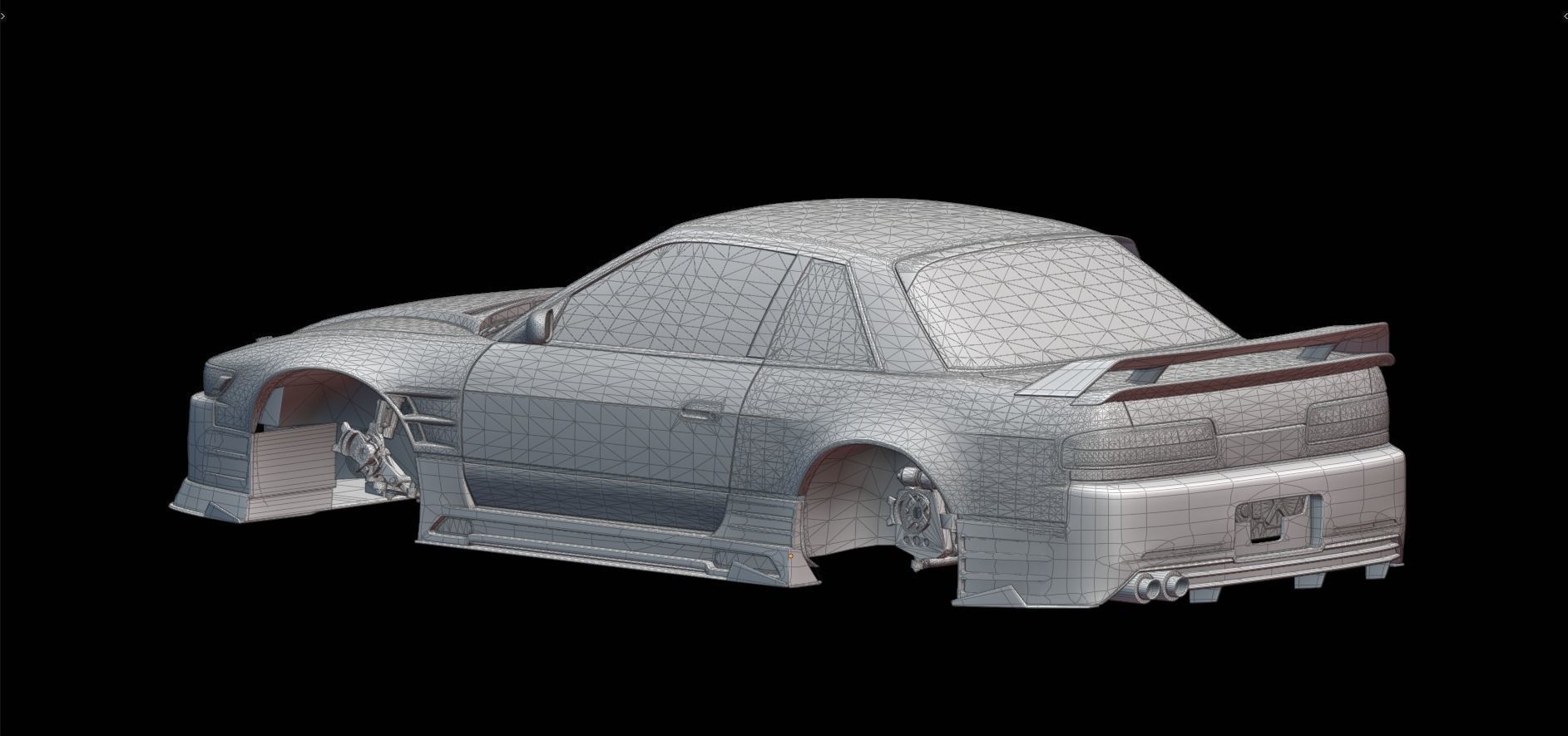 Nissan S13 326 Power 3D model_6