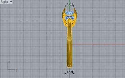 3-Stone Diamond ring 2777 3D print model 3D print model_6