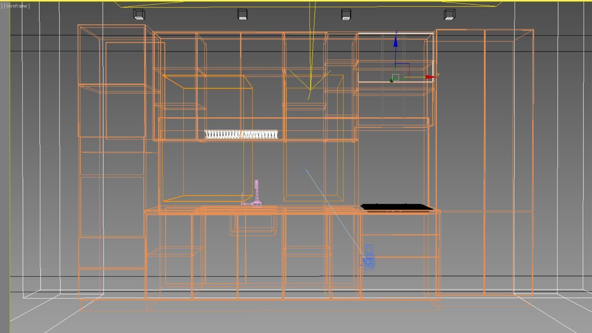 Modern kitchen 3D model_5