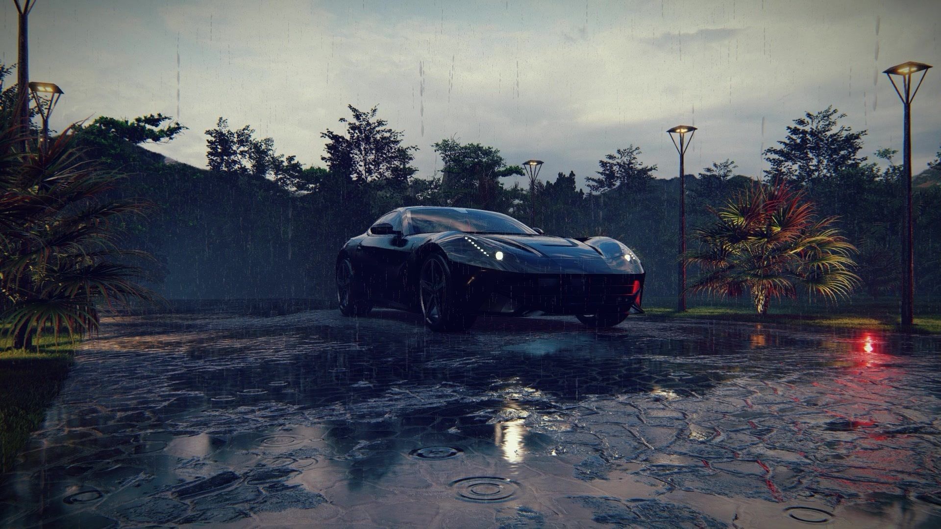 Lumion exterior animation Low-poly 3D model_4